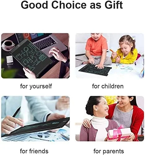 تبلت طراحی ال سی دی 8.5 اینچی، پد دیجیتال قابل حمل، نوت پد نوشتاری، تخته گرافیکی الکترونیکی یادداشت با قلم استایلوس (سفید) تبلت طراحی ال سی دی 8.5 اینچی، پد دیجیتال قابل حمل، نوت پد نوشتاری، تخته گرافیکی الکترونیکی یادداشت با قلم استایلوس (سفید)