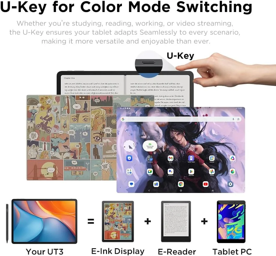 پد طراحی UGEE با حافظه 8 گیگابایت + 256 گیگابایت، تبلت طراحی مستقل 14.25 اینچی بدون نیاز به کامپیوتر، صفحه نمایش بزرگ 2.4K Ultra HD با صفحه نمایش کاملاً لمینت شده، پایه طراحی اندروید 14 با باتری 10000 میلی آمپر ساعت + 33 وات پد طراحی UGEE با حافظه 8 گیگابایت + 256 گیگابایت، تبلت طراحی مستقل 14.25 اینچی بدون نیاز به کامپیوتر، صفحه نمایش بزرگ 2.4K Ultra HD با صفحه نمایش کاملاً لمینت شده، پایه طراحی اندروید 14 با باتری 10000 میلی آمپر ساعت + 33 وات