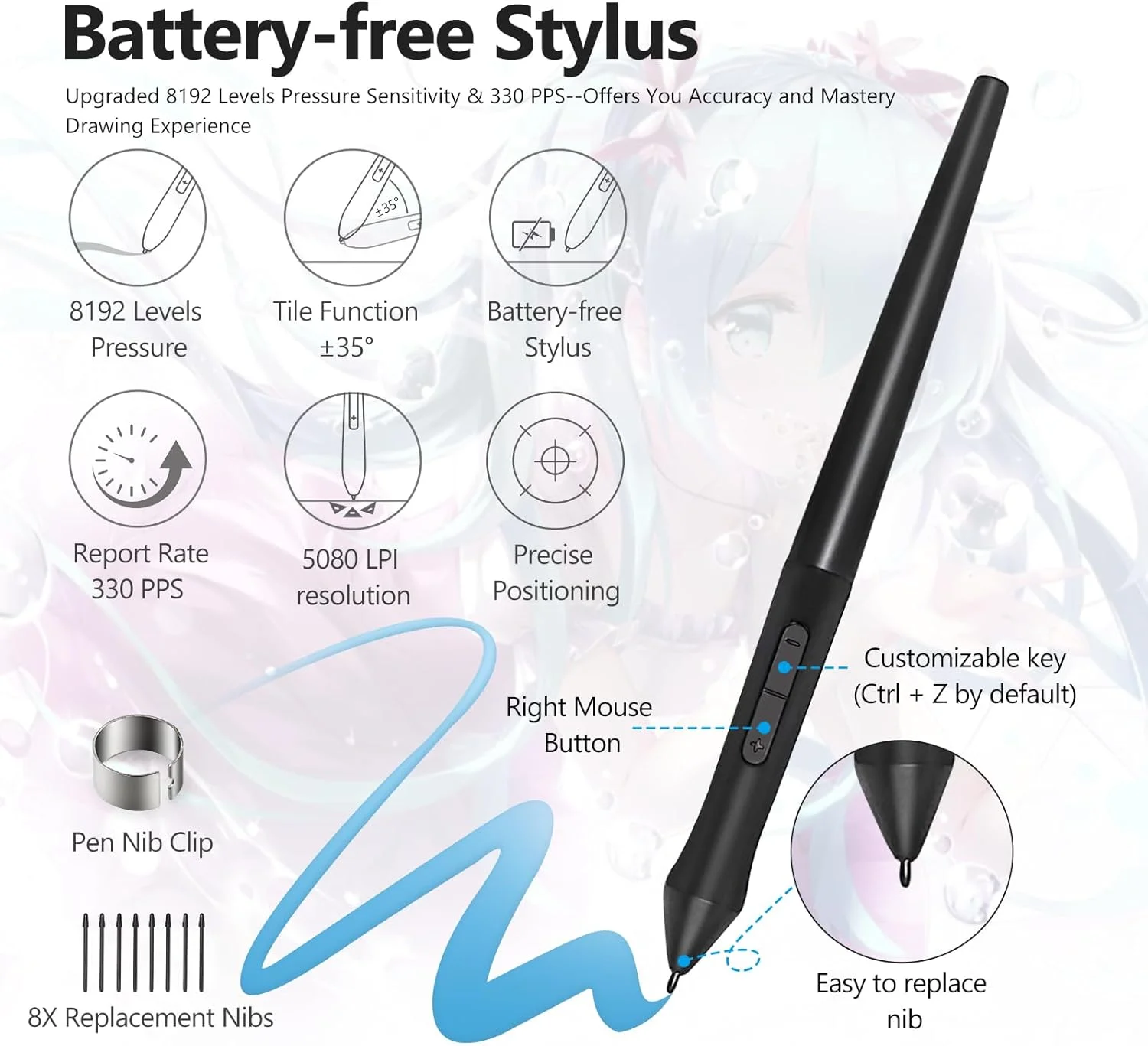 تبلت طراحی گرافیکی T906، تبلت هنری دیجیتال 10x6.25 اینچی با قلم بدون باتری حساس به فشار 8192، 10 کلید میانبر، تبلت قلم فوق العاده نازک برای مک، کامپیوتر و اندروید تبلت طراحی گرافیکی T906، تبلت هنری دیجیتال 10x6.25 اینچی با قلم بدون باتری حساس به فشار 8192، 10 کلید میانبر، تبلت قلم فوق العاده نازک برای مک، کامپیوتر و اندروید