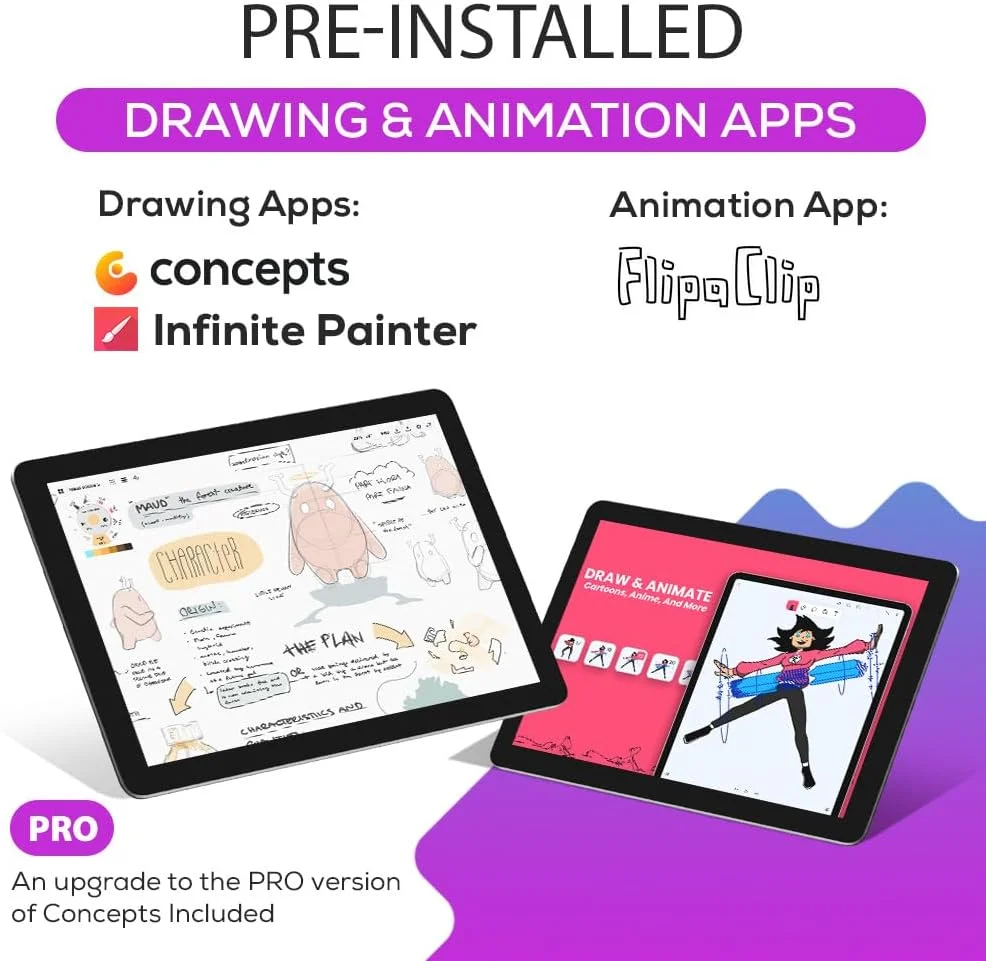 تبلت طراحی سیمبانز PicassoTab 10 اینچی به همراه قلم و حافظه 4 گیگابایت رم و 64 گیگابایت حافظه داخلی، اندروید 10 - مدل PX