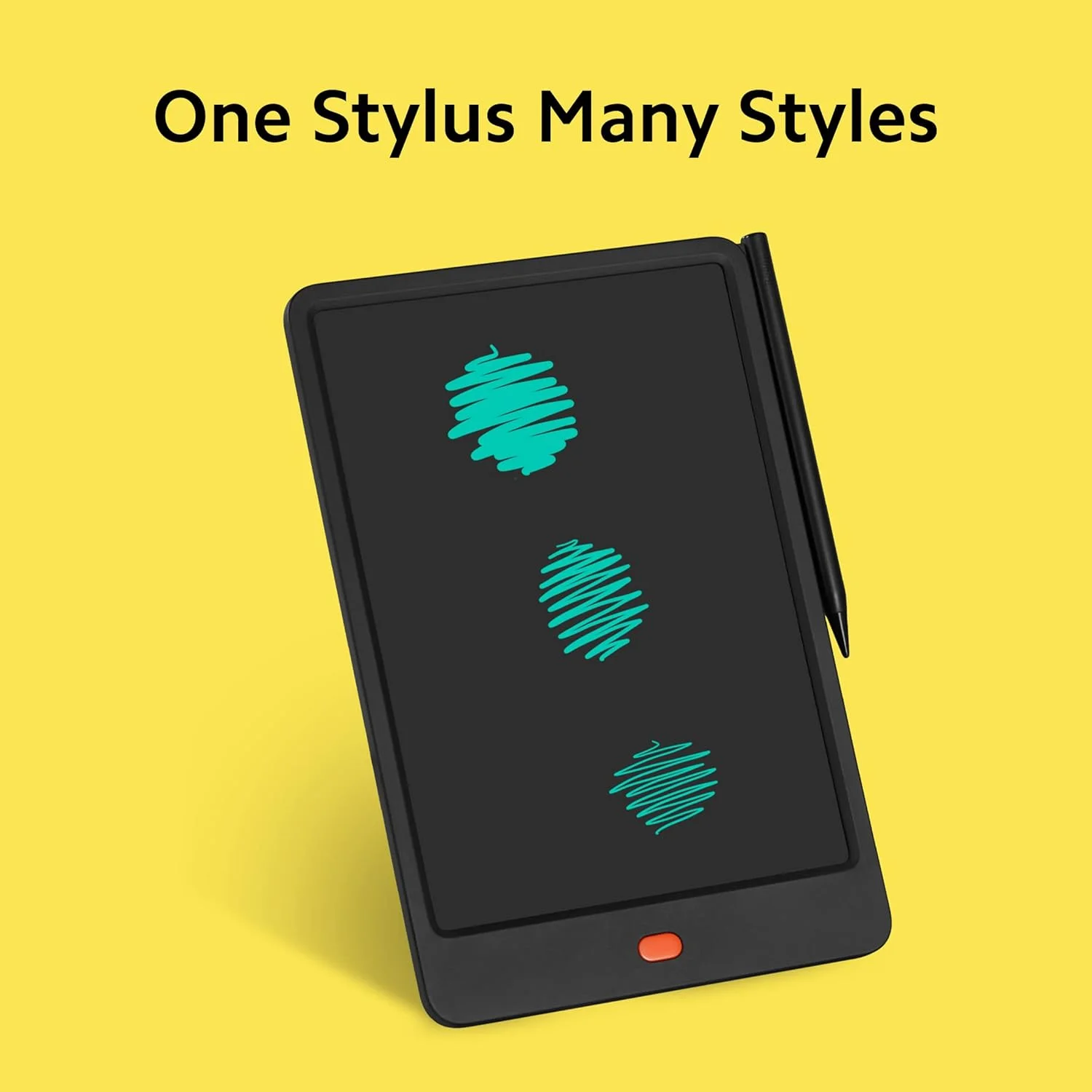 پد نوشتاری LCD قابل بازنویسی ردمی با صفحه نمایش ضد تابش نور 21.5 سانتی متر (8.5 اینچ) برای طراحی، بازی، دست خط، هدیه برای کودکان و بزرگسالان با دکمه قفل ضد پاک شدن (مشکی)