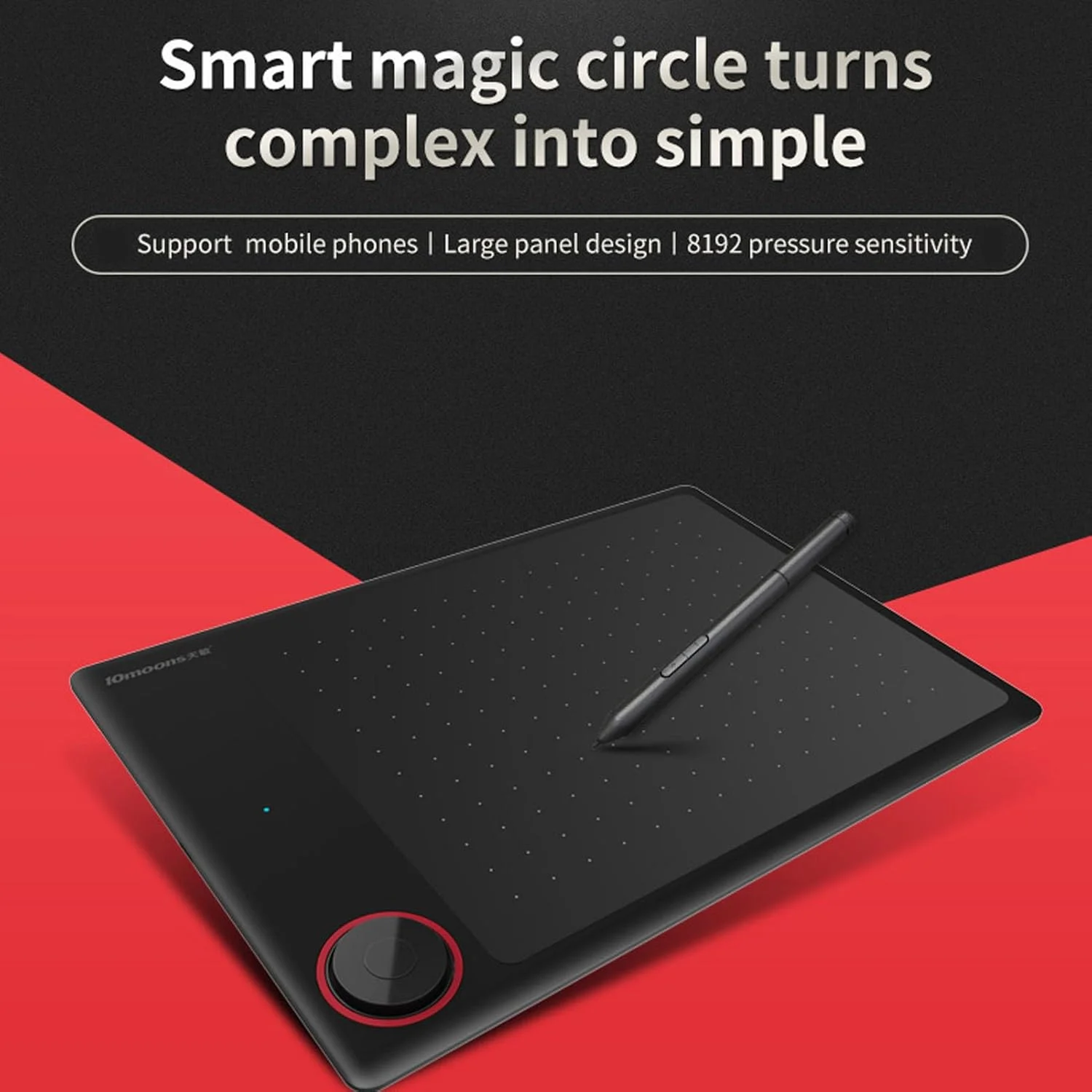 تبلت طراحی گرافیکی، 8192 سطح حساسیت به فشار، 12 کلید میانبر قابل تنظیم، 10 در 6.25 اینچ، برای برنامه ها، OSU، طراحی، نقاشی تبلت طراحی گرافیکی، 8192 سطح حساسیت به فشار، 12 کلید میانبر قابل تنظیم، 10 در 6.25 اینچ، برای برنامه ها، OSU، طراحی، نقاشی