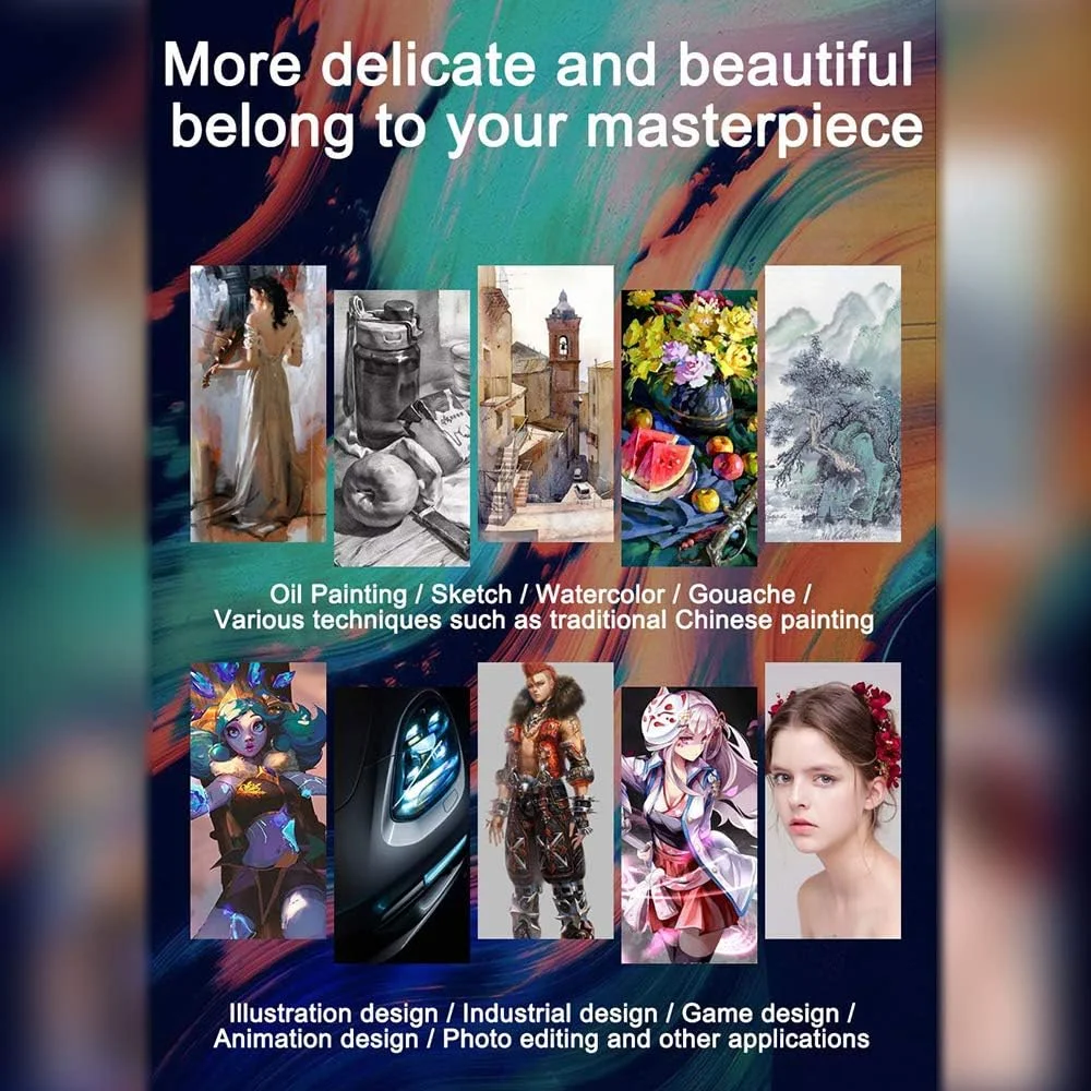 صفحه نمایش قلمی OUNA، تبلت طراحی گرافیکی LCD مدل 16HDK قابل حمل 15.6 اینچی H-IPS با فناوری فعال 8192 سطح فشار، تبلت طراحی کم مصرف با تغذیه USB به همراه قلم استایلوس تعاملی صفحه نمایش قلمی OUNA، تبلت طراحی گرافیکی LCD مدل 16HDK قابل حمل 15.6 اینچی H-IPS با فناوری فعال 8192 سطح فشار، تبلت طراحی کم مصرف با تغذیه USB به همراه قلم استایلوس تعاملی