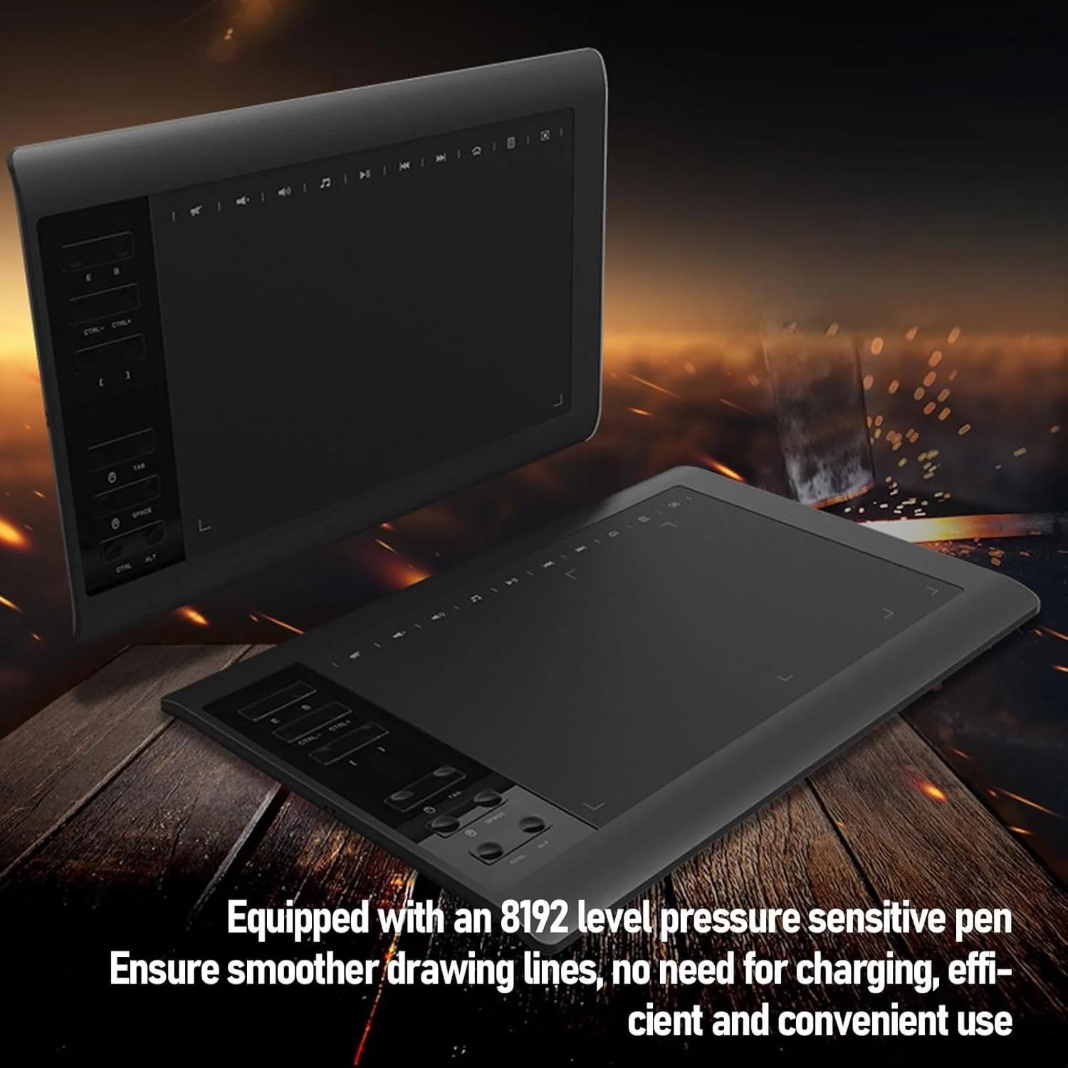 تبلت طراحی گرافیکی، تبلت هنری دیجیتال 10 در 6 اینچ با قلم حساس به فشار 8192 سطح و 12 کلید میانبر، عالی برای آموزش آنلاین، سازگار با و سیستم عامل X تبلت طراحی گرافیکی، تبلت هنری دیجیتال 10 در 6 اینچ با قلم حساس به فشار 8192 سطح و 12 کلید میانبر، عالی برای آموزش آنلاین، سازگار با و سیستم عامل X