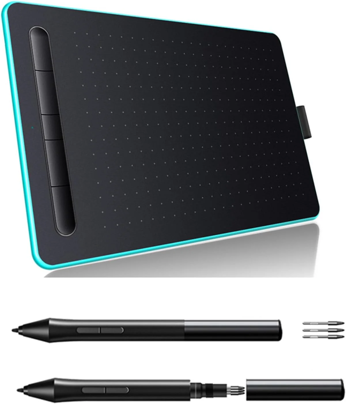 تبلت طراحی گرافیکی Labymos WP9620N با 8192 سطح حساسیت فشار، رزولوشن 5080LPI و سرعت خواندن 230PPS - آبی