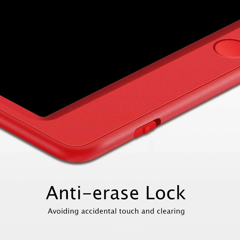 تبلت نوشتاری LCD رنگارنگ محافظ محیط زیست برای کودکان، تبلت طراحی 10.5 اینچی، تابلوی پیام دیجیتال الکترونیکی، تبلت طراحی گرافیکی با کلید قفل برای ایمنی خانه، مدرسه و اداره