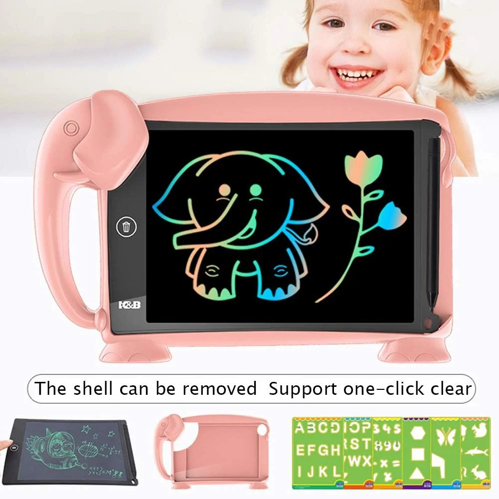 تبلت نوشتاری LCD محافظ محیط زیست، تبلت طراحی گرافیکی 8.5 اینچی برای آموزش کودکان، تخته طراحی هوشمند با یک دکمه پاک کردن برای ایمنی کودکان و بزرگسالان