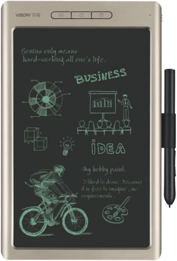 تبلت طراحی دیجیتال هوشمند با حساسیت فشار 8192 سطح و انتقال همزمان یادداشت ها - طلایی