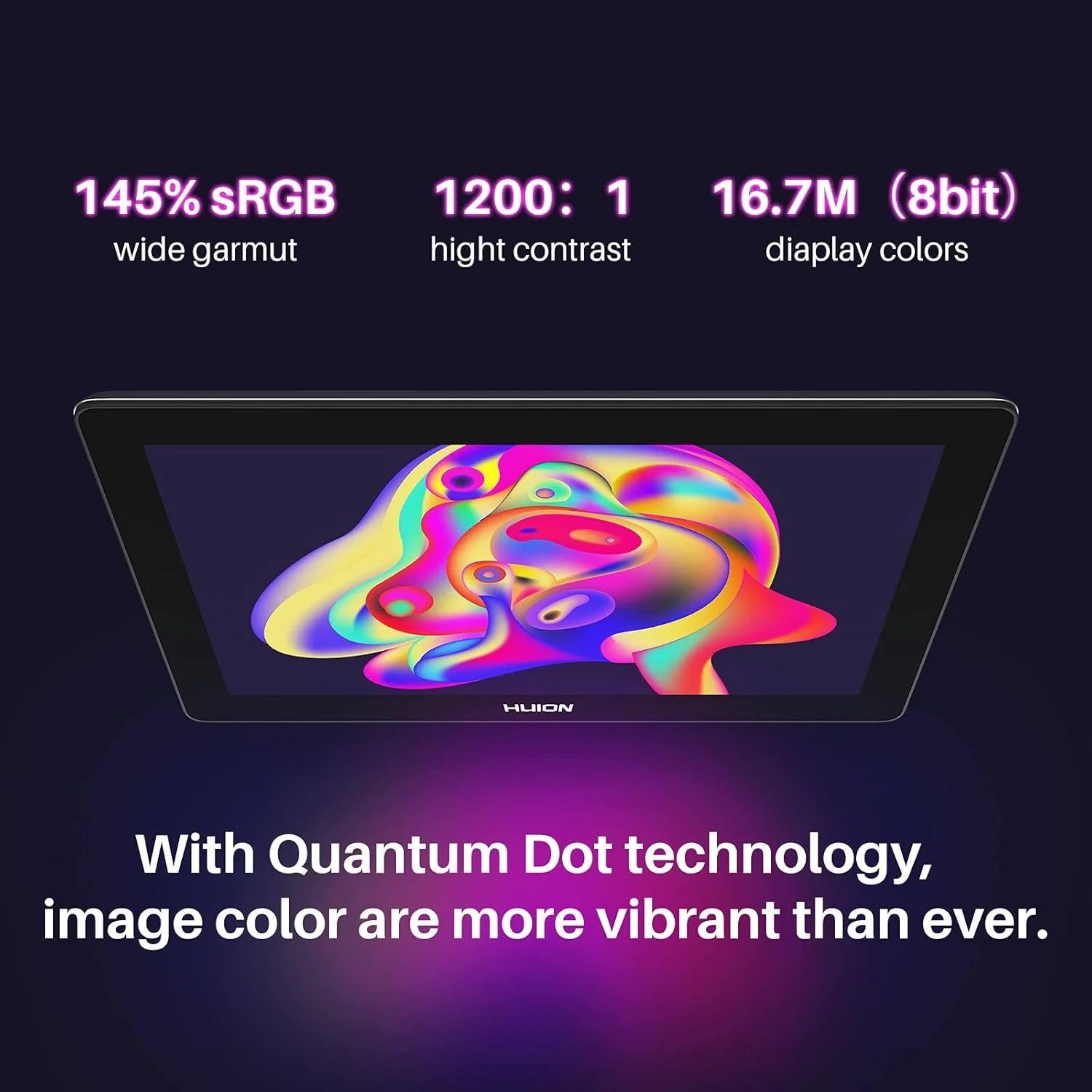 تبلت طراحی گرافیکی HUION Kamvas Pro 16 Plus 4K UHD با صفحه نمایش لمینت کامل ۱۴۵% sRGB و قلم بدون باتری PW517 برای کامپیوتر، مک و اندروید، نمایشگر قلمی ۱۵.۶ اینچی تبلت طراحی گرافیکی HUION Kamvas Pro 16 Plus 4K UHD با صفحه نمایش لمینت کامل ۱۴۵% sRGB و قلم بدون باتری PW517 برای کامپیوتر، مک و اندروید، نمایشگر قلمی ۱۵.۶ اینچی