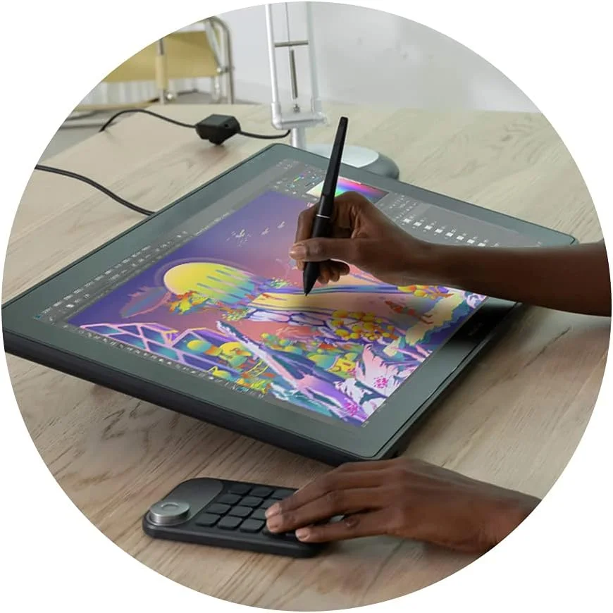 نمایشگر قلمی طراحی گرافیکی Huion Kamvas 24 Plus QHD با صفحه نمایش QD لمینت کامل، 140% sRGB، مانیتور طراحی گرافیکی 2.5K، قلم بدون باتری با 8192 سطح فشار قلم برای ویندوز/مک/اندروید، 23.8 اینچ نمایشگر قلمی طراحی گرافیکی Huion Kamvas 24 Plus QHD با صفحه نمایش QD لمینت کامل، 140% sRGB، مانیتور طراحی گرافیکی 2.5K، قلم بدون باتری با 8192 سطح فشار قلم برای ویندوز/مک/اندروید، 23.8 اینچ