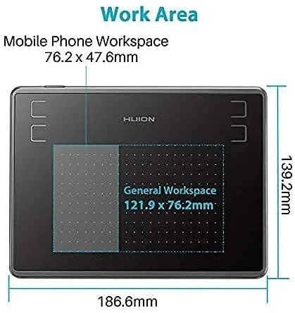 تبلت طراحی گرافیکی Huion H430P OSU با قلم بدون باتری، دارای 4 کلید فشاری، سازگار با کار در منزل و آموزش از راه دور، سازگار با اندروید، لینوکس، ویندوز و مک تبلت طراحی گرافیکی Huion H430P OSU با قلم بدون باتری، دارای 4 کلید فشاری، سازگار با کار در منزل و آموزش از راه دور، سازگار با اندروید، لینوکس، ویندوز و مک