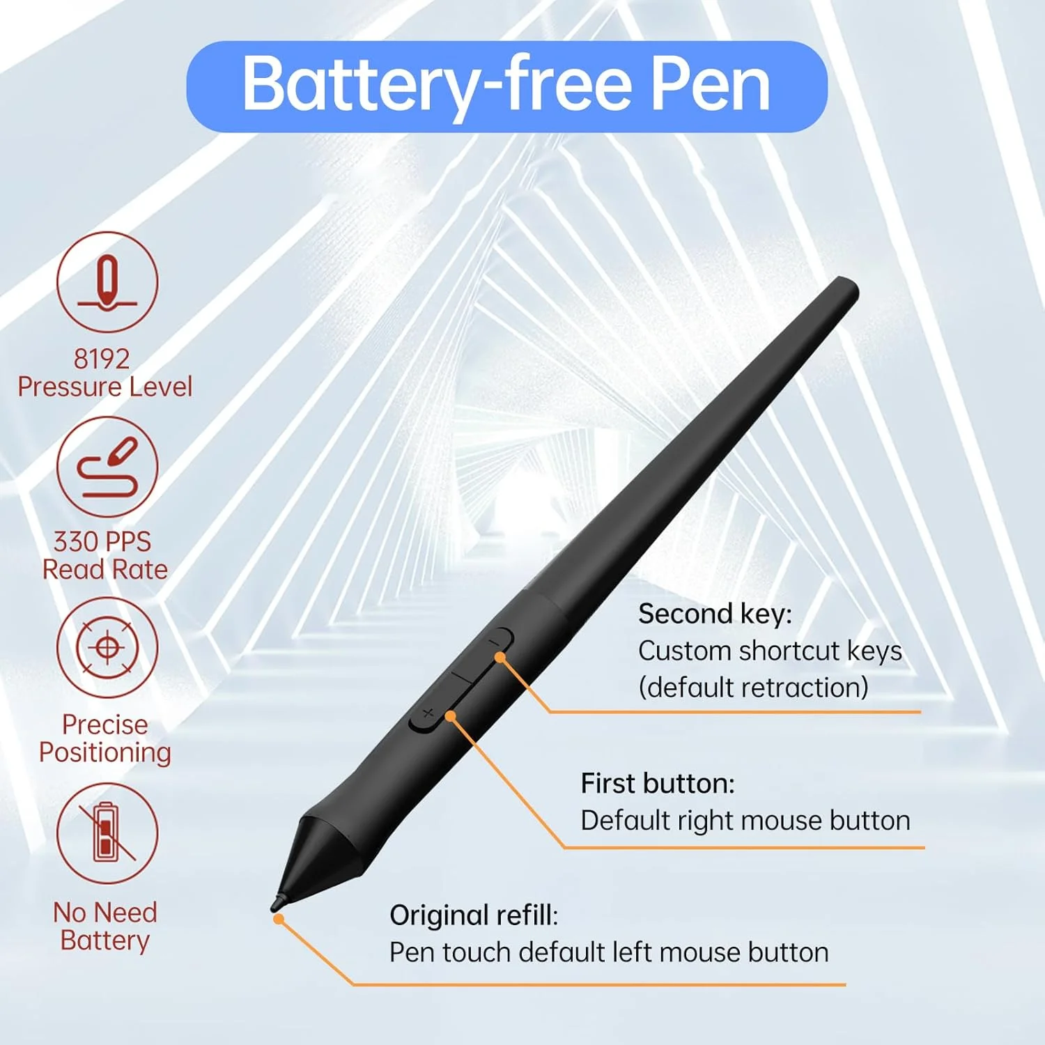 تبلت طراحی گرافیکی T1161 فوق العاده نازک برای طراحی و خلق آثار هنری به همراه قلم بدون باتری، 8 نوک قلم، 8192 سطح فشار، 12 کلید میانبر قابل تنظیم، سازگار با ویندوز، اندروید و OTG از DOOMUN تبلت طراحی گرافیکی T1161 فوق العاده نازک برای طراحی و خلق آثار هنری به همراه قلم بدون باتری، 8 نوک قلم، 8192 سطح فشار، 12 کلید میانبر قابل تنظیم، سازگار با ویندوز، اندروید و OTG از DOOMUN