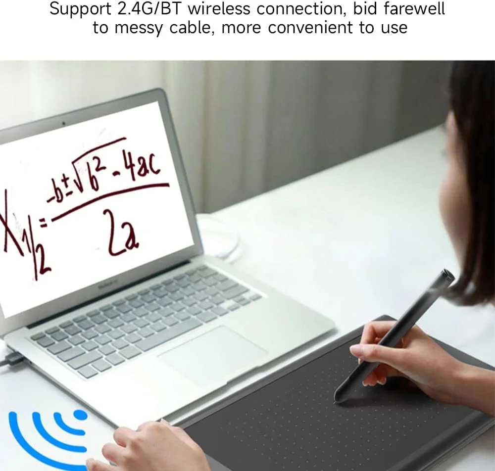 تبلت طراحی گرافیکی WP9625B با 8192 سطح حساسیت فشار، رزولوشن 5080LPI و سرعت خواندن 230PPS با اتصال 2.4G BT تبلت طراحی گرافیکی WP9625B با 8192 سطح حساسیت فشار، رزولوشن 5080LPI و سرعت خواندن 230PPS با اتصال 2.4G BT