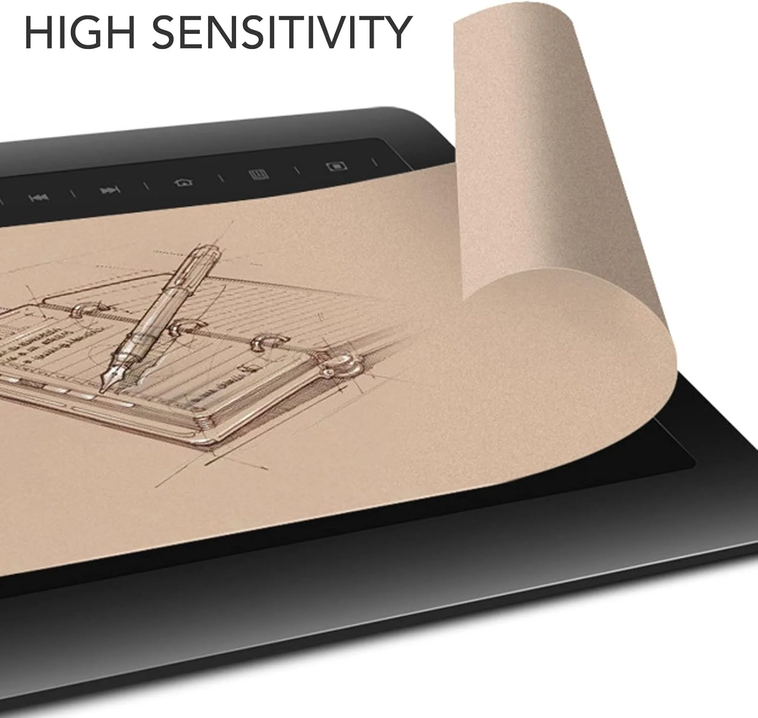 تبلت طراحی گرافیکی، تبلت طراحی بزرگ 10 در 6 اینچ با 12 کلید میانبر 233PPS 5080LPI 8192 سطح حساسیت به فشار تبلت گرافیکی برای لپ تاپ رومیزی (مشکی) تبلت طراحی گرافیکی، تبلت طراحی بزرگ 10 در 6 اینچ با 12 کلید میانبر 233PPS 5080LPI 8192 سطح حساسیت به فشار تبلت گرافیکی برای لپ تاپ رومیزی (مشکی)