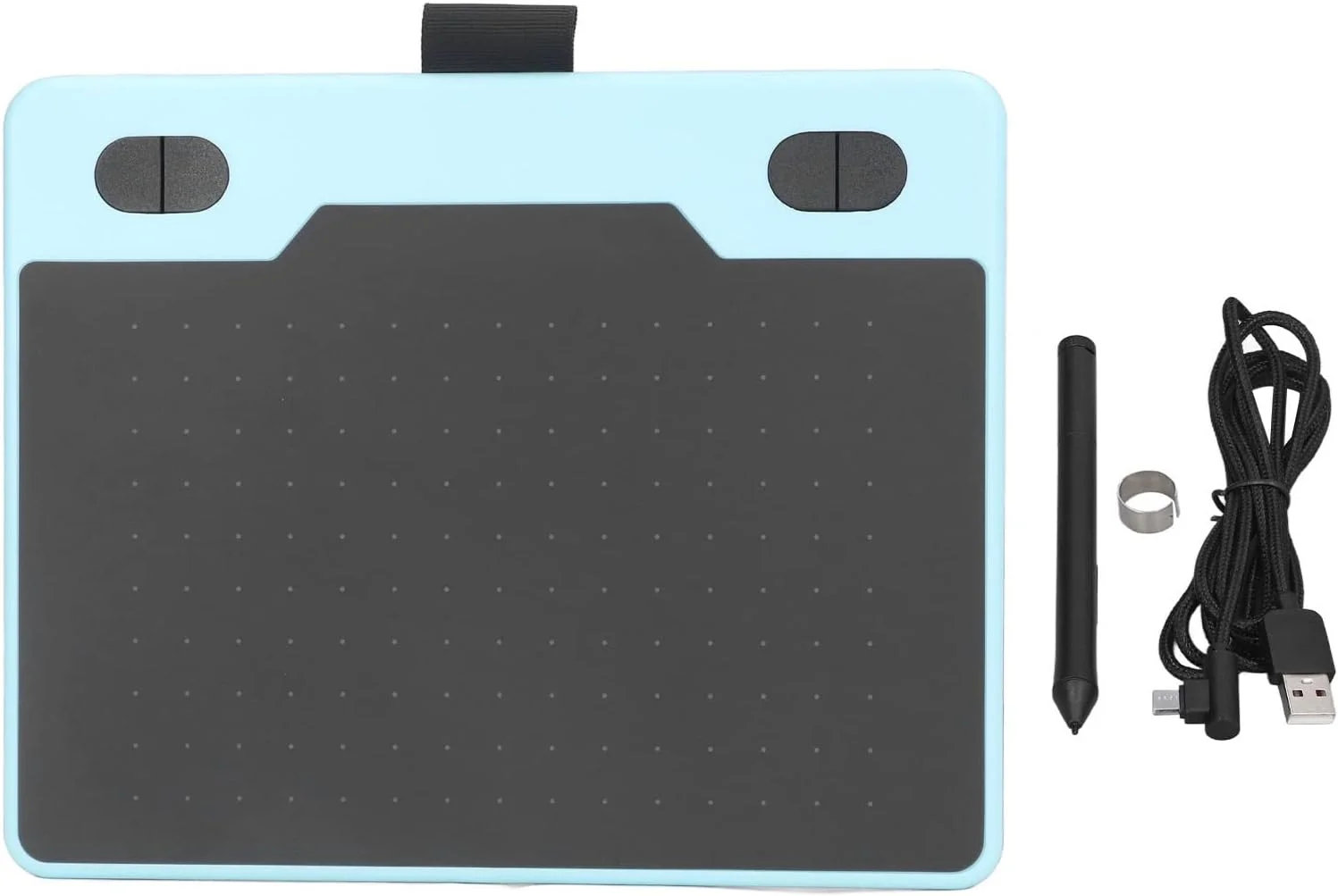 تبلت طراحی گرافیکی، 155x100 میلی متر، 233 PPS، 5080 LPI، 8192 سطح قلم، پورت USB، تبلت هنری دیجیتال با 4 کلید قابل تنظیم، تبلت گرافیکی برای طراحی دیجیتال و آموزش آنلاین (آبی) تبلت طراحی گرافیکی، 155x100 میلی متر، 233 PPS، 5080 LPI، 8192 سطح قلم، پورت USB، تبلت هنری دیجیتال با 4 کلید قابل تنظیم، تبلت گرافیکی برای طراحی دیجیتال و آموزش آنلاین (آبی)