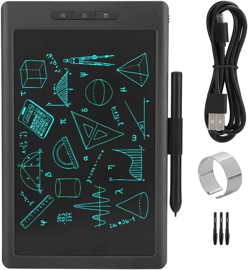 تبلت طراحی گرافیکی 10 اینچی، تبلت گرافیکی دیجیتال بلوتوث 4.2 با قلم استایلوس حساس به فشار 8192 سطح، برای طراحی، آموزش الکترونیکی، تدریس آنلاین و ویرایش