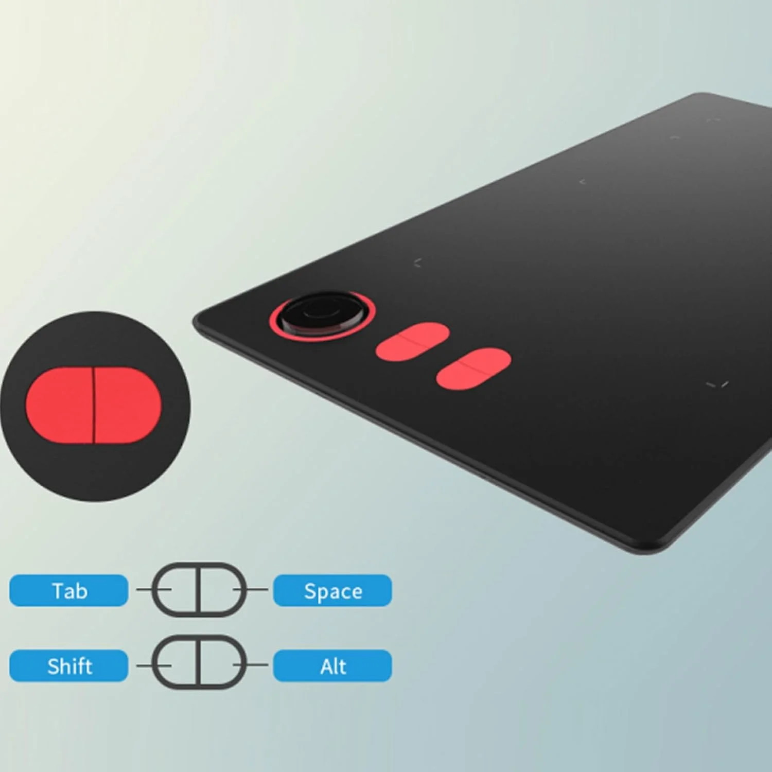 تبلت طراحی گرافیکی G20، دارای دکمههای سفارشی، پد طراحی حرفهای با رابط Type C، سازگار با تبلت طراحی گرافیکی G20، دارای دکمههای سفارشی، پد طراحی حرفهای با رابط Type C، سازگار با