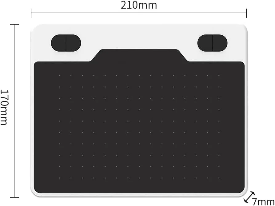 تبلت طراحی دیجیتال گرافلسو مدل T503 با صفحه کار 5 در 3 اینچ، 8192 سطح حساسیت فشار، نرخ نمونه برداری 233PPS