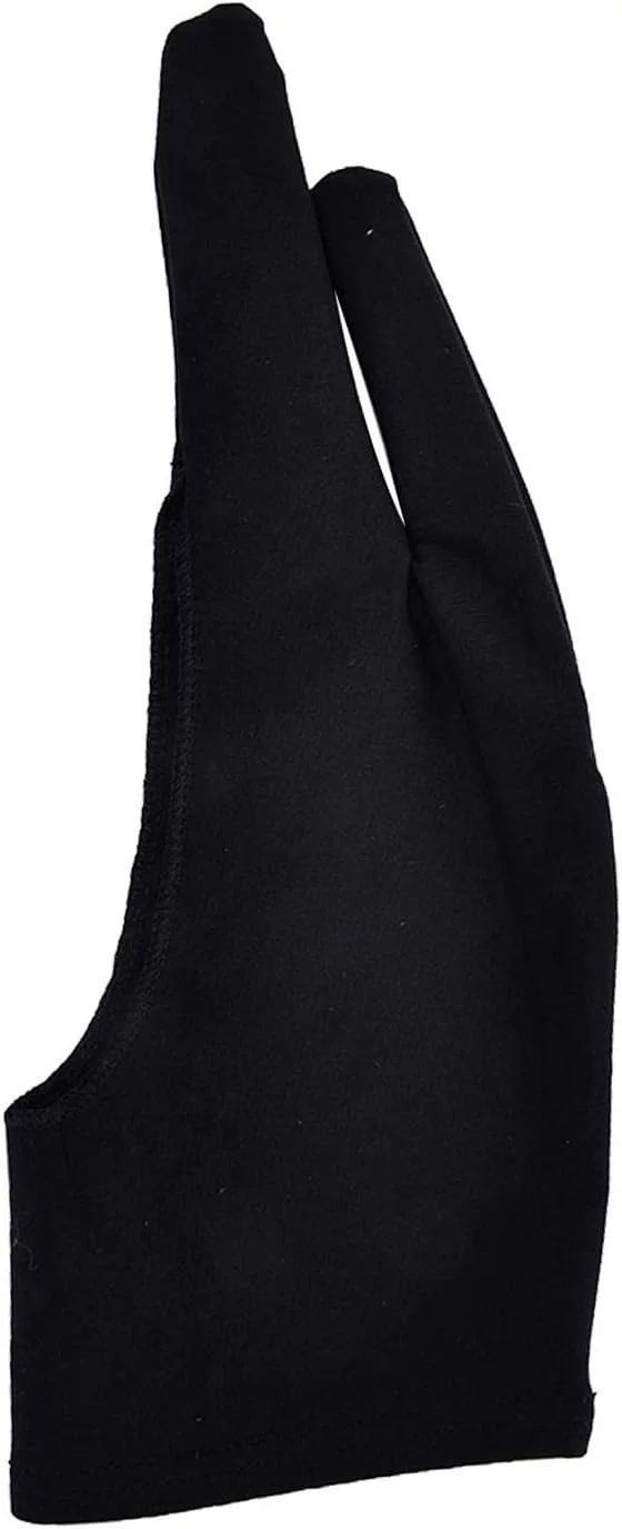 دستکش طراحی دو انگشتی Kawn® ضد لک برای تبلت گرافیکی، طراحی روی کاغذ M