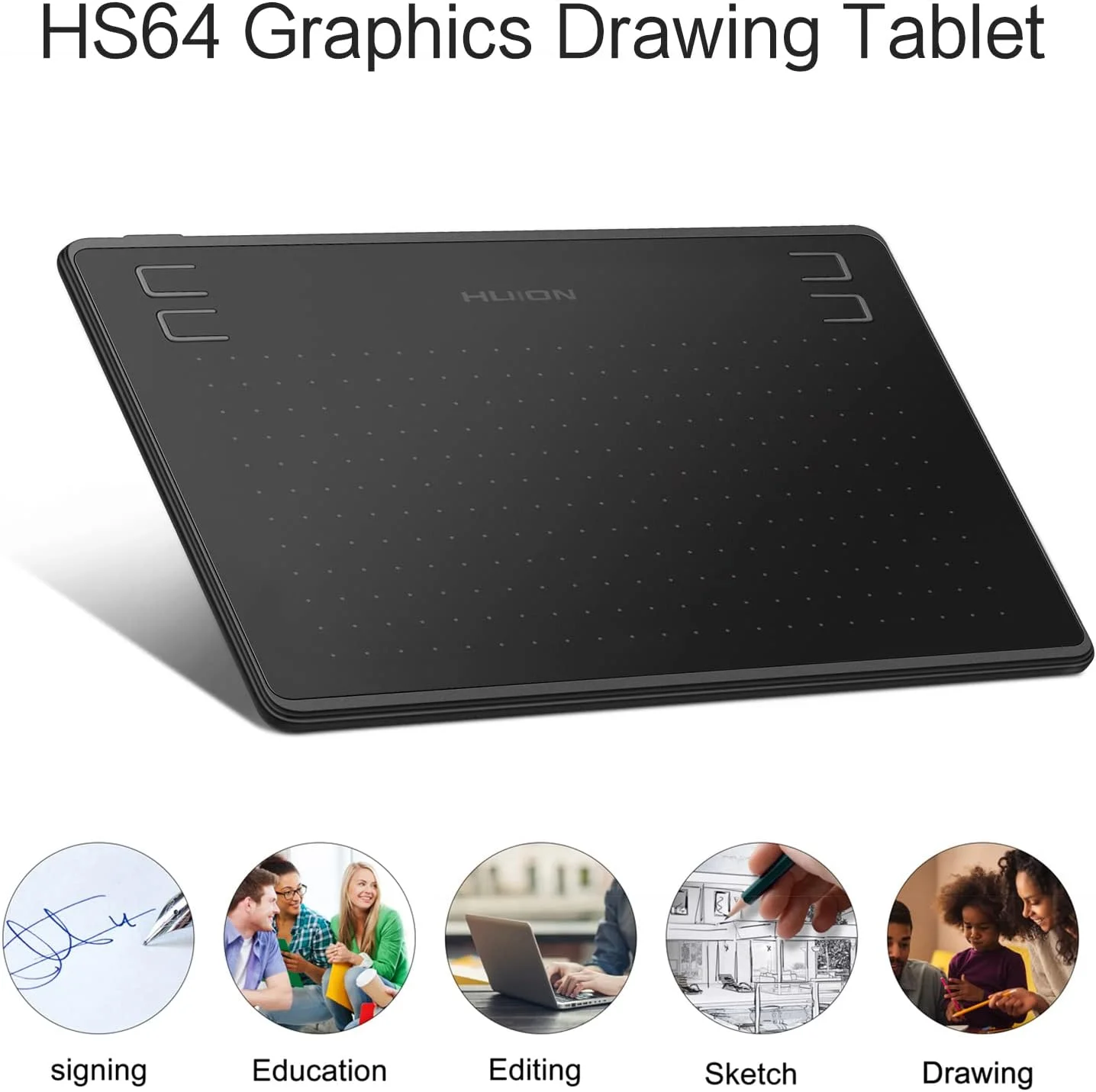 تبلت طراحی گرافیکی Fawoonu HS64، محدوده فعال 6.3 در 4 اینچ، 8192 سطح فشار، عملکرد شیب، مناسب طراحی هنری و انیمیشن، به همراه قلم بدون نیاز به باتری، سازگار با لپ تاپ و کامپیوتر، و سیستم عامل های ویندوز و مک تبلت طراحی گرافیکی Fawoonu HS64، محدوده فعال 6.3 در 4 اینچ، 8192 سطح فشار، عملکرد شیب، مناسب طراحی هنری و انیمیشن، به همراه قلم بدون نیاز به باتری، سازگار با لپ تاپ و کامپیوتر، و سیستم عامل های ویندوز و مک