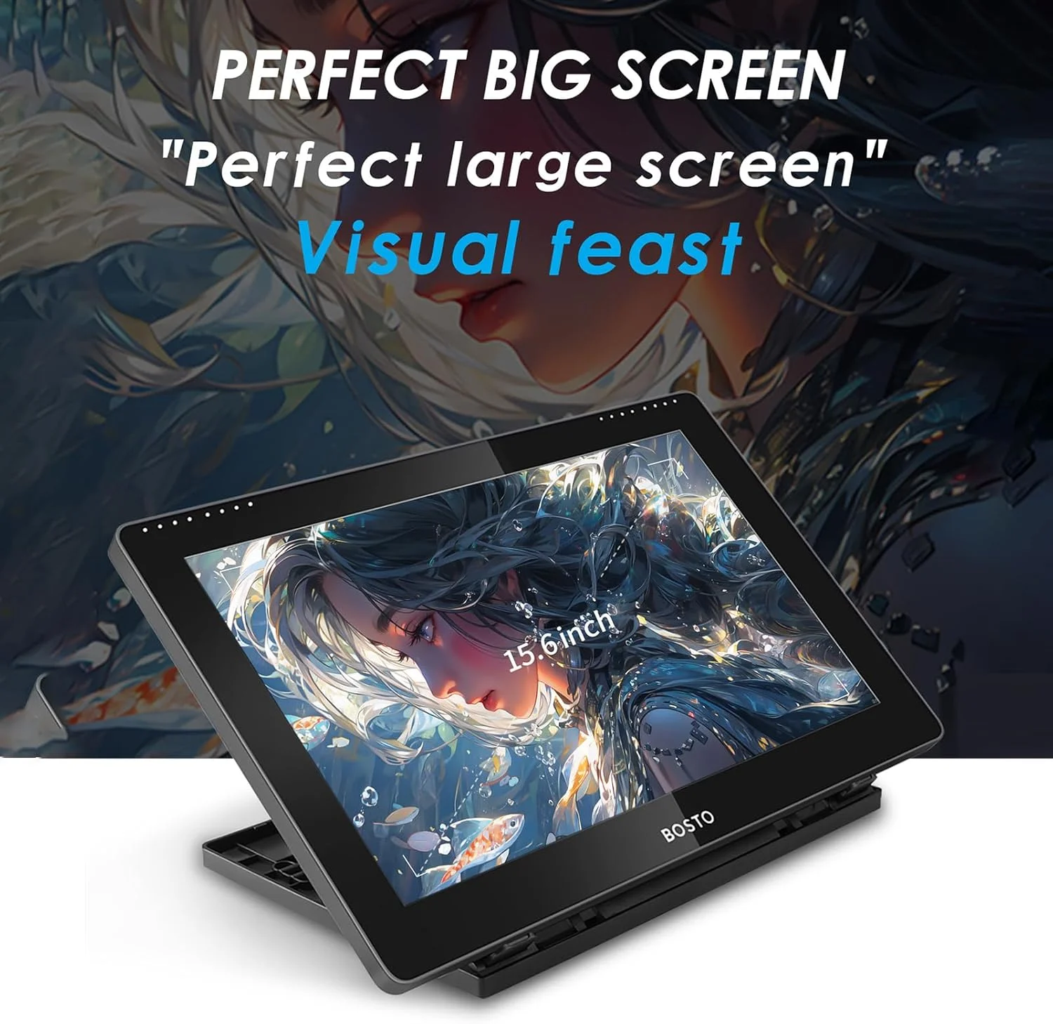 نمایشگر تبلت طراحی گرافیکی Fawoonu 16HD 15.6 اینچی IPS، رزولوشن بالا 1920 * 1080، سطح فشار 16K با قلم استایلوس، 20 عدد نوک قلم، دیسک USB 16 گیگابایتی، دستکش، پارچه تمیز کننده نمایشگر تبلت طراحی گرافیکی Fawoonu 16HD 15.6 اینچی IPS، رزولوشن بالا 1920 * 1080، سطح فشار 16K با قلم استایلوس، 20 عدد نوک قلم، دیسک USB 16 گیگابایتی، دستکش، پارچه تمیز کننده