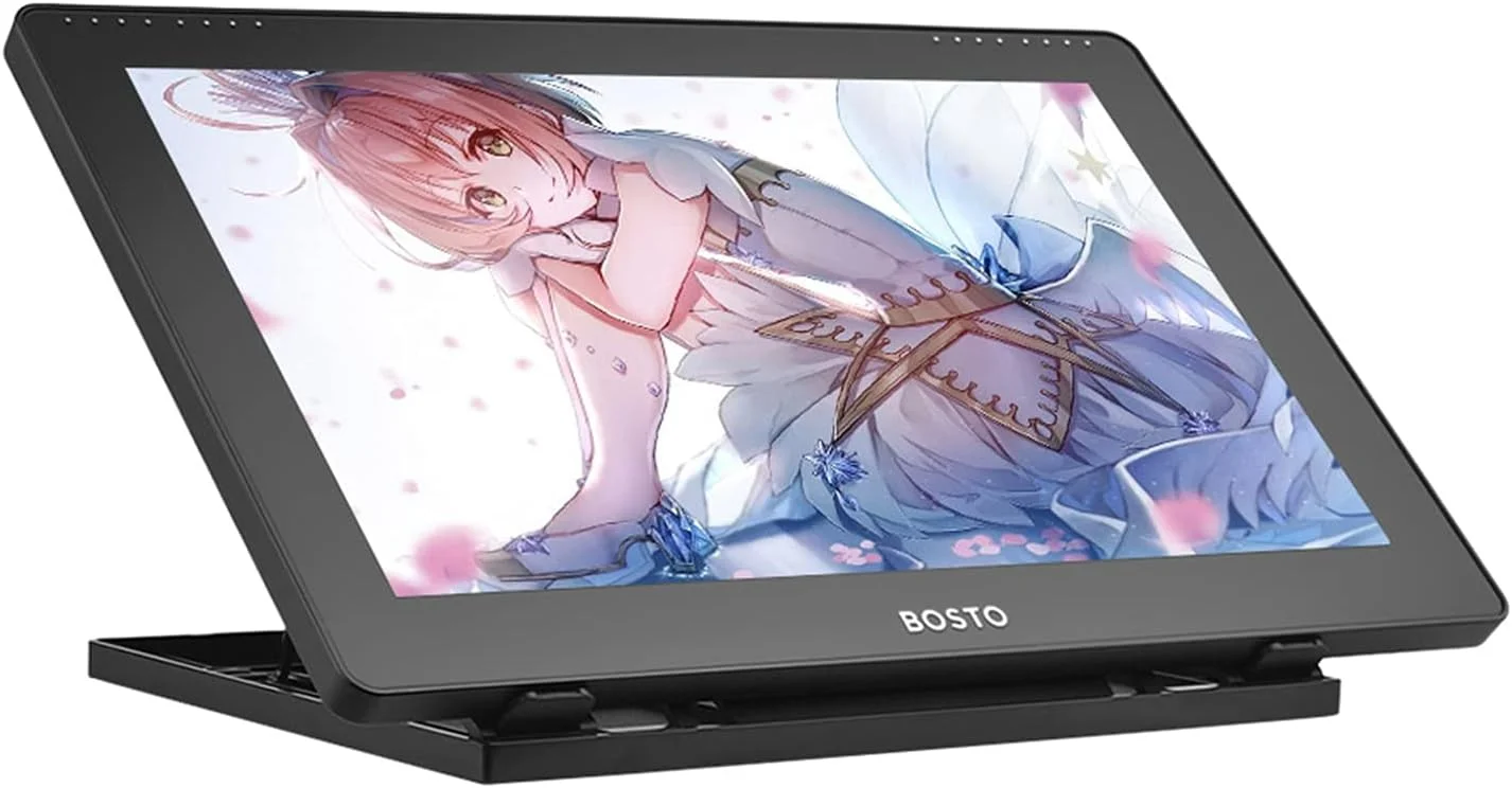 Fawoonu 16HDT تبلت طراحی گرافیکی قابل حمل 15.6 اینچی H-IPS LCD با پشتیبانی از صفحه لمسی خازنی، 8192 سطح فشار، فناوری فعال، تبلت طراحی کم مصرف با تغذیه USB