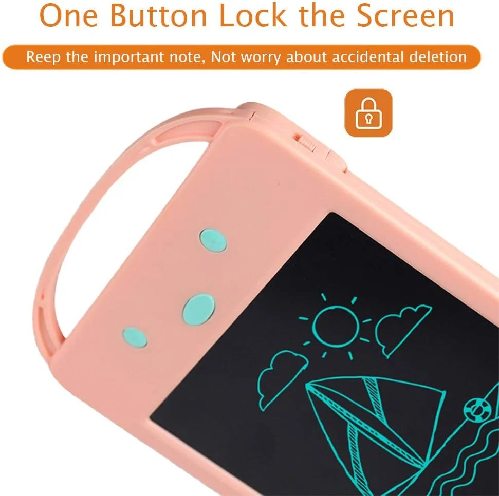 تبلت نوشتن ال سی دی محافظت از محیط زیست، تبلت های گرافیکی تخته طراحی الکترونیکی با قفل حافظه، دفترچه یادداشت بدون کاغذ دست خط مناسب برای کودکان، بزرگسالان، دفتر کار، خانه، مدرسه، ایمن تبلت نوشتن ال سی دی محافظت از محیط زیست، تبلت های گرافیکی تخته طراحی الکترونیکی با قفل حافظه، دفترچه یادداشت بدون کاغذ دست خط مناسب برای کودکان، بزرگسالان، دفتر کار، خانه، مدرسه، ایمن