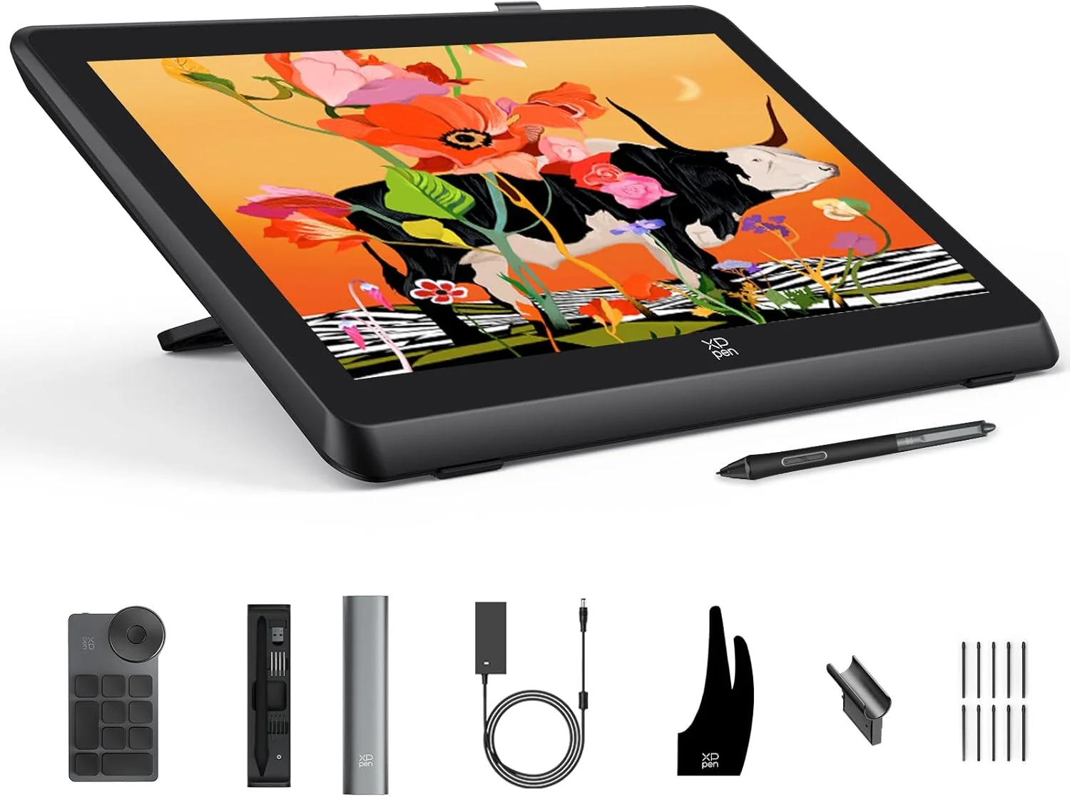 تبلت طراحی XPPen Artist Pro 22 Gen2 2.5K QHD با صفحه نمایش، قلم استایلوس با 16384 سطح فشار، تبلت گرافیکی با کلید چرخشی بی سیم، 99% Adobe RGB، △E<1، صفحه نمایش قلم ADS-IPS با صفحه نمایش لمینت کامل 21.5 اینچی