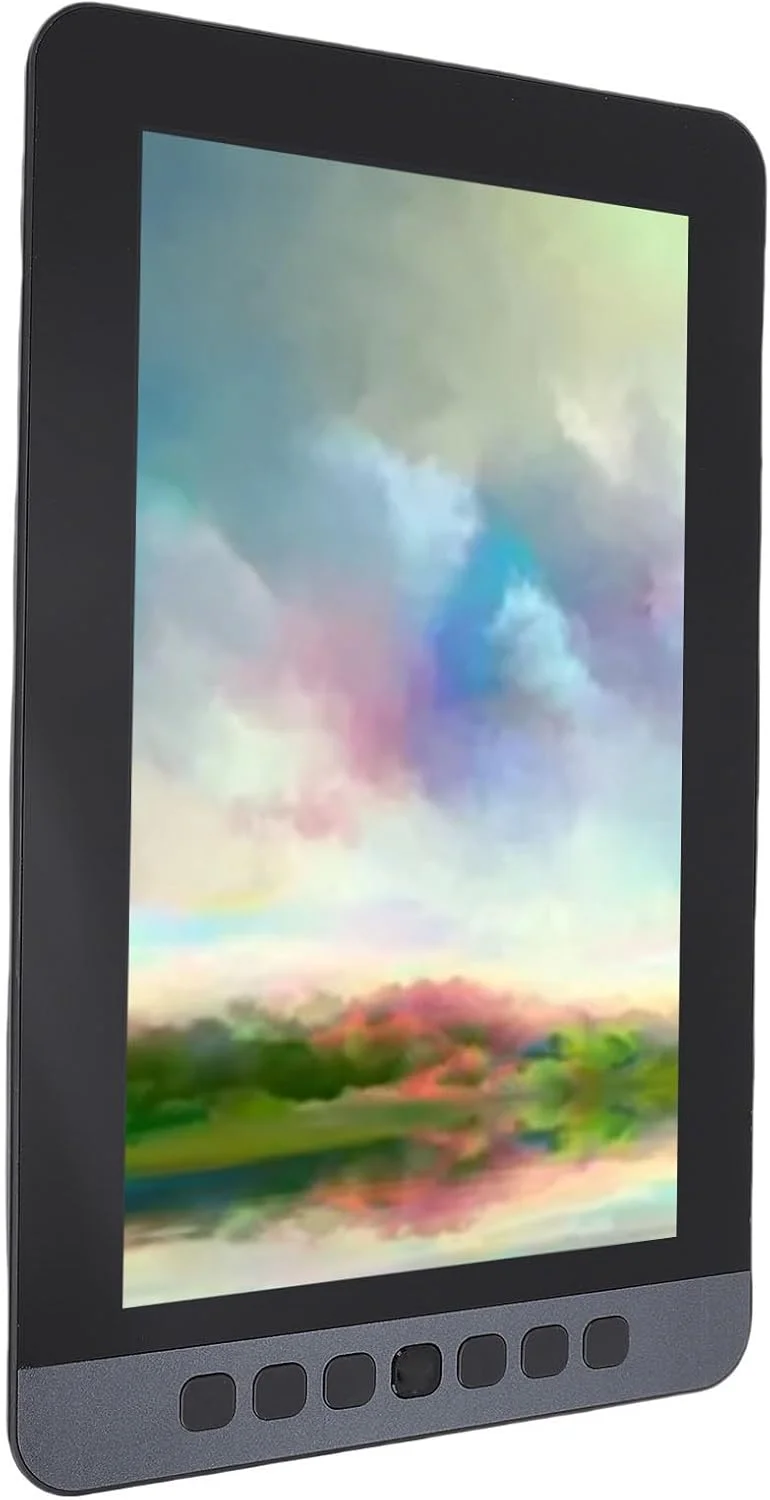 تبلت طراحی، تبلت طراحی هنری دیجیتال 11.6 اینچی با قلم بدون باتری، عملکرد شیب، 6 کلید میانبر برای کامپیوتر، 16.7 میلیون رنگ SRGB، فیلم مات