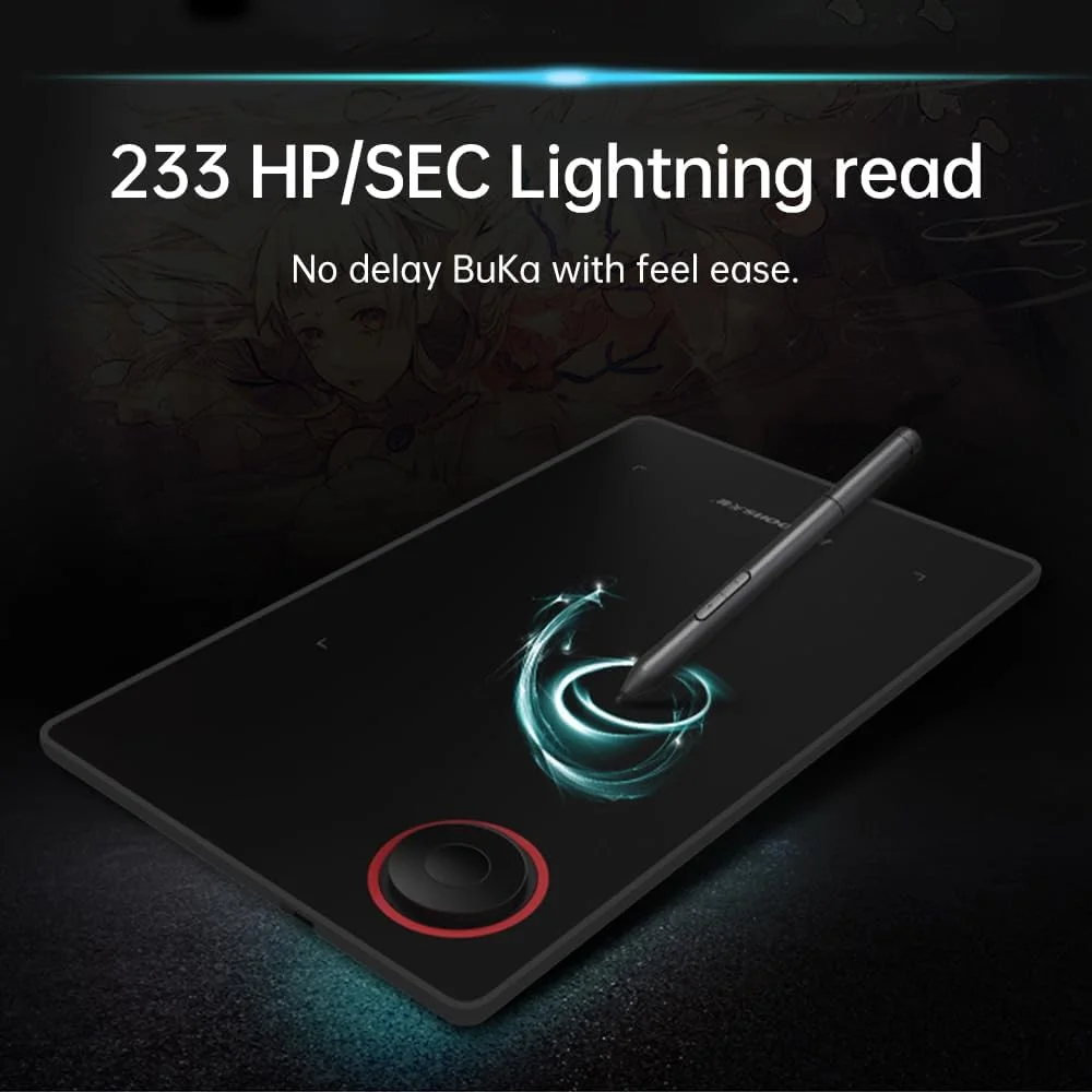 تبلت طراحی دیجیتال Domary G50 با صفحه کار 5 در 3 اینچ، حساسیت فشار 8192 سطح و نرخ نمونه برداری 233PPS