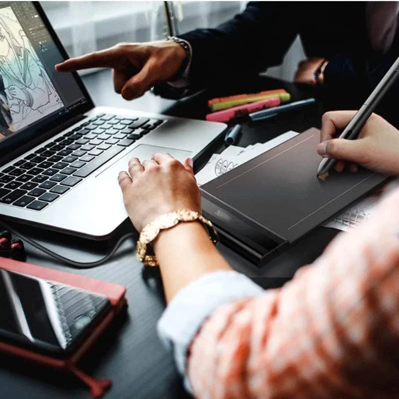 تبلت طراحی گرافیکی با قلم بدون باتری 8192 سطح، پشتیبانی از اندروید، ویندوز و مک، تبلت دیجیتال برای بازی OSU