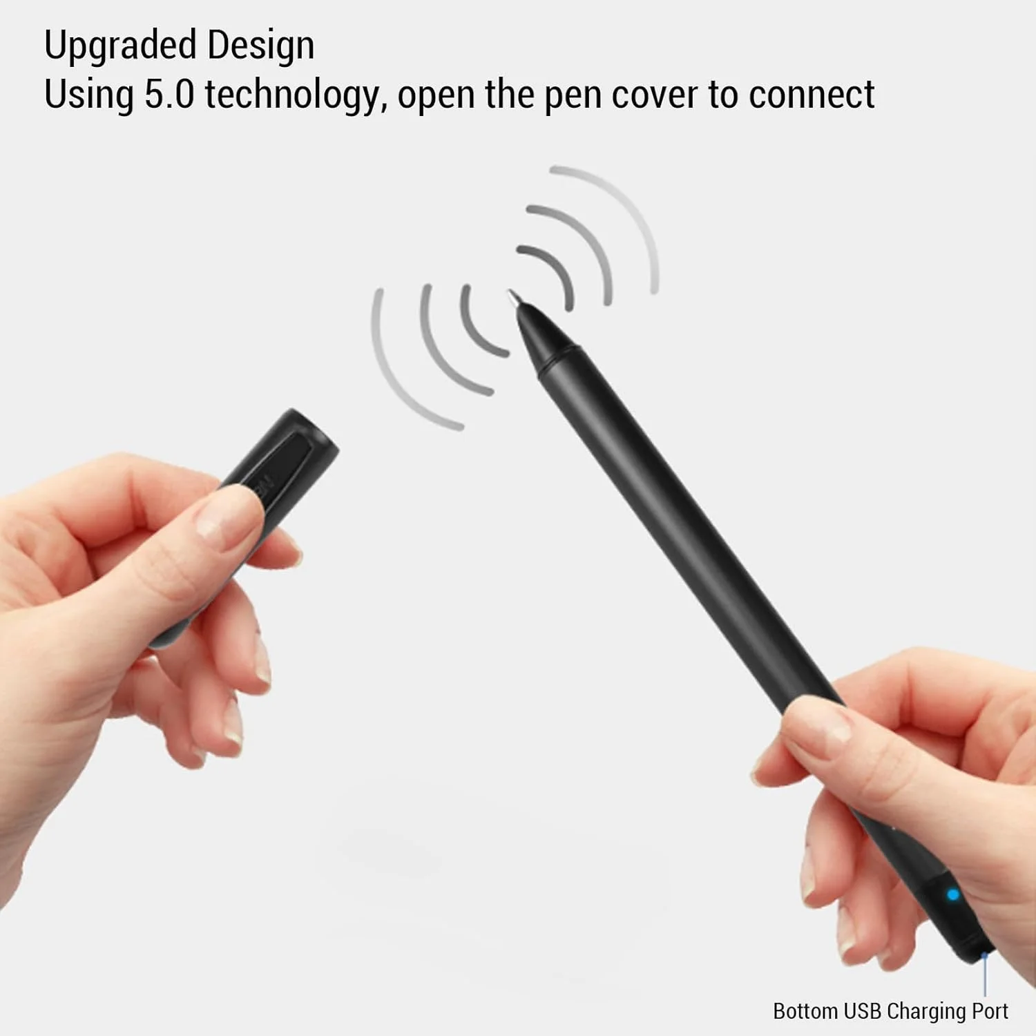 دفترچه یادداشت دیجیتال 2 در 1 با قلم، تبلت کاغذی بلوتوثی، پد نوشتن الکترونیکی، تشخیص OCR، ذخیره سازی آفلاین، برد نوشتن همگام سازی زمان واقعی