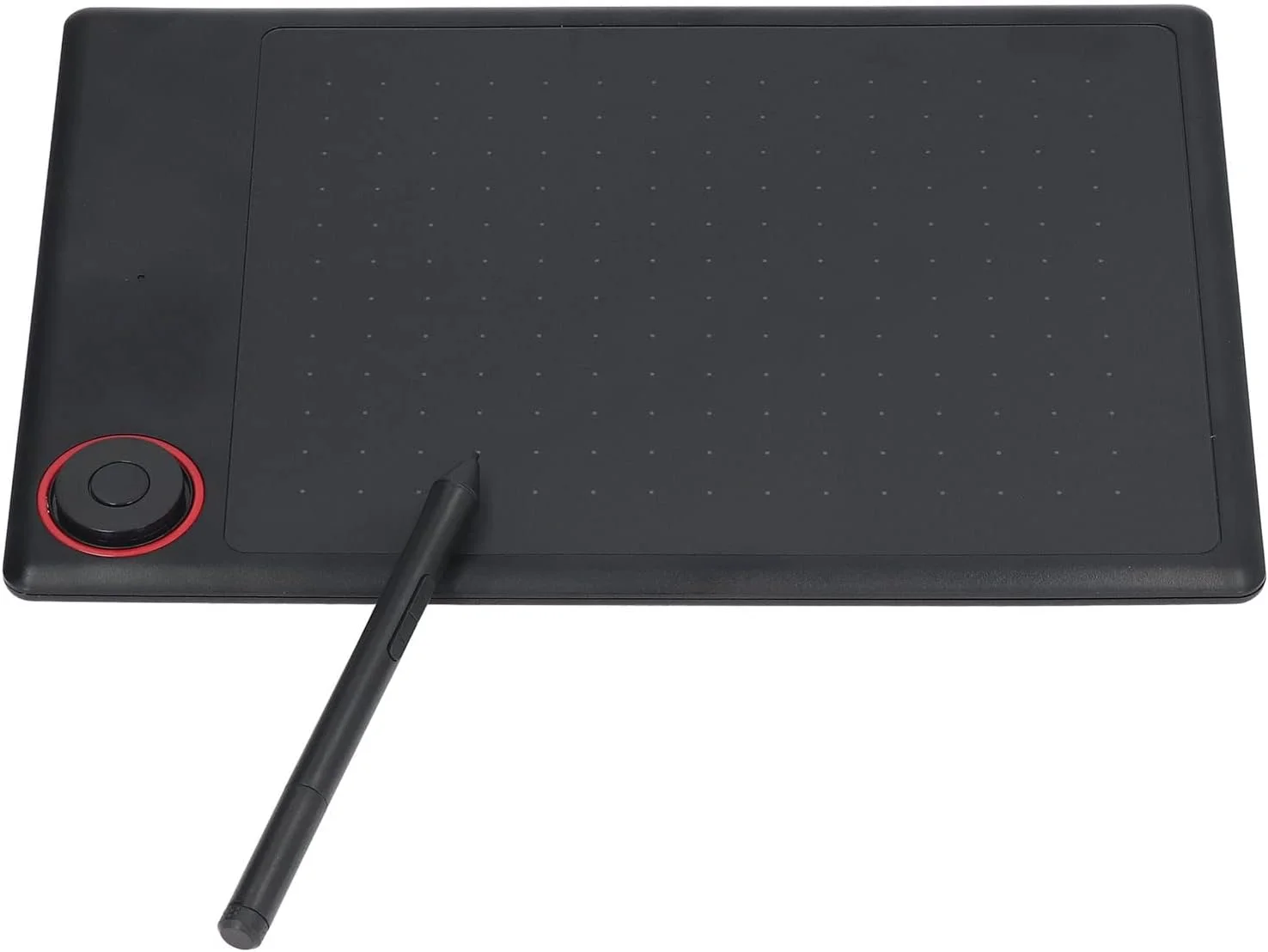 تبلت طراحی گرافیکی CRTGW 5080 LPI، تبلت طراحی دیجیتال الکترونیکی با قلم بدون باتری 8192 سطح، تبلت گرافیکی 233PPS برای طراحی نقاشی، خلق هنری، طراحی (مشکی)