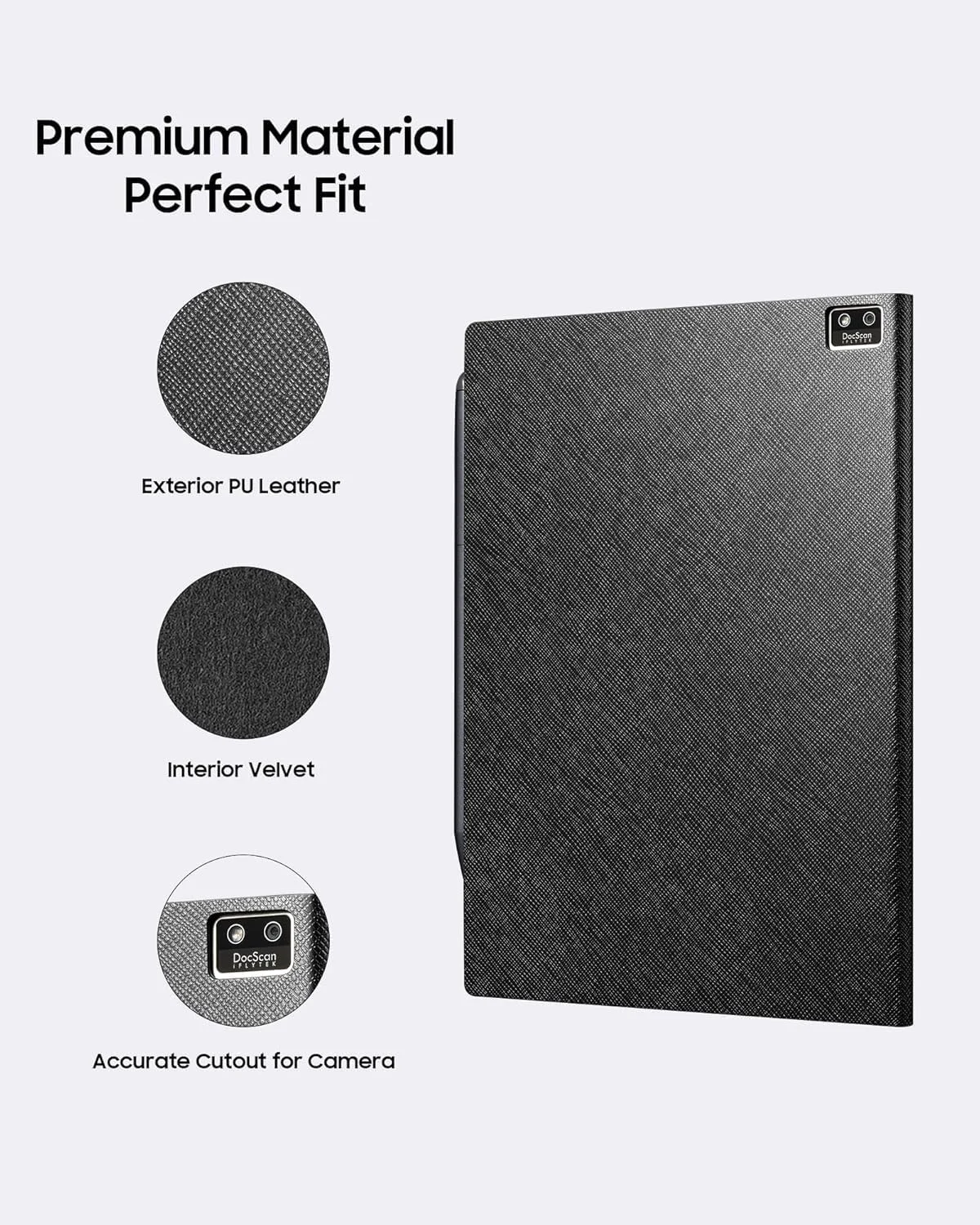 تبلت جوهر الکترونیکی AINOTE Air 2 به همراه کیف محافظ مشکی – جلد چرمی PU باریک و سبک با تبلت 8.2 اینچی iFLYTEK Air2، ایده آل برای یادداشت برداری و استفاده از کاغذ الکترونیکی تبلت جوهر الکترونیکی AINOTE Air 2 به همراه کیف محافظ مشکی – جلد چرمی PU باریک و سبک با تبلت 8.2 اینچی iFLYTEK Air2، ایده آل برای یادداشت برداری و استفاده از کاغذ الکترونیکی