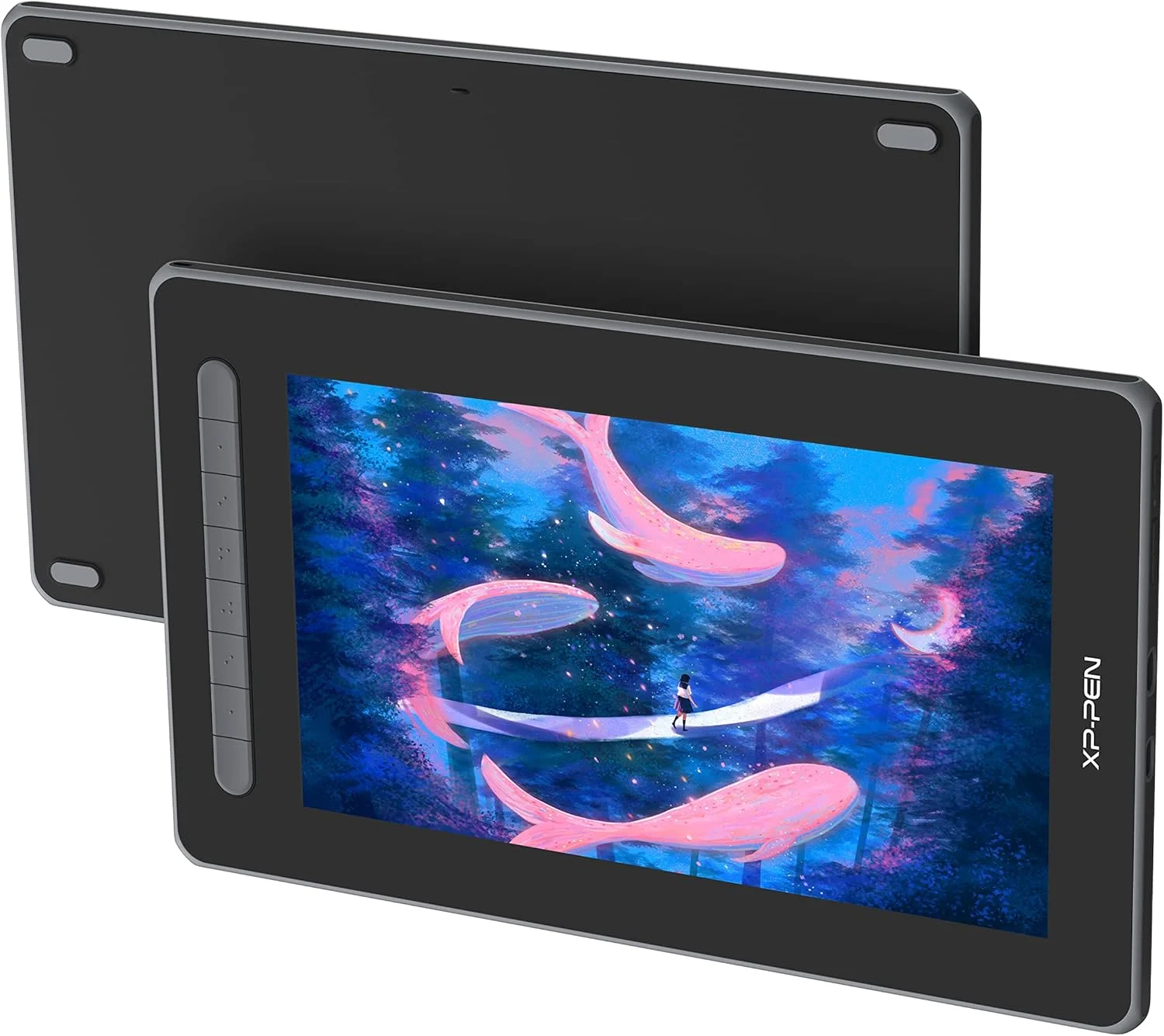 تبلت طراحی XP-PEN Artist12 نسل دوم با صفحه نمایش، تبلت های گرافیکی کامپیوتر با قلم بدون باتری، مانیتور هنری دیجیتال سازگار با کروم بوک، مک، ویندوز، اندروید، لینوکس (تراشه نوآورانه X3)