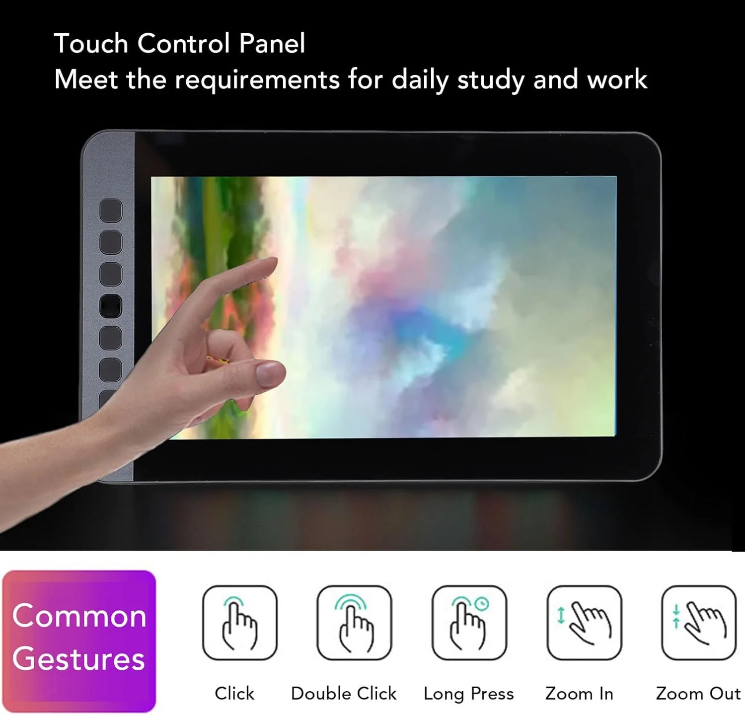 تبلت طراحی 11.6 اینچی با صفحه نمایش، تبلت گرافیکی هنری دیجیتال با قلم بدون نیاز به باتری، عملکرد شیب، 6 کلید میانبر برای نقاشی، طراحی، تصویرسازی، ویرایش، برای کامپیوتر تبلت طراحی 11.6 اینچی با صفحه نمایش، تبلت گرافیکی هنری دیجیتال با قلم بدون نیاز به باتری، عملکرد شیب، 6 کلید میانبر برای نقاشی، طراحی، تصویرسازی، ویرایش، برای کامپیوتر