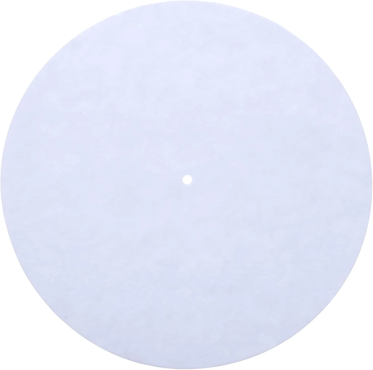 EXCEART پد صفحه گردان DJ، لغزش گیر سفید 30 X 30 X 0.2cm، پد نمدی آنتی استاتیک برای پخش کننده صفحه