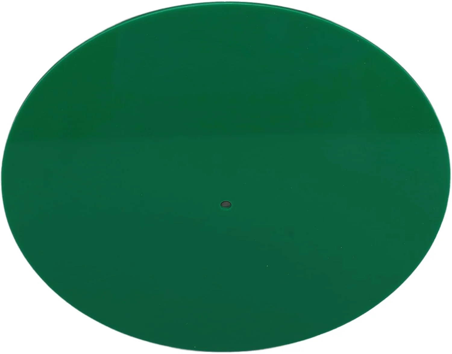 صفحه گرامافون آکریلیک، بهبود کیفیت صدا، رزونانس میرایی، صفحه لغزنده جایگزین، قطر 12 اینچ، برای صفحات 33 1/3 دور در دقیقه و 45 دور در دقیقه، صفحه گرامافون (سبز)