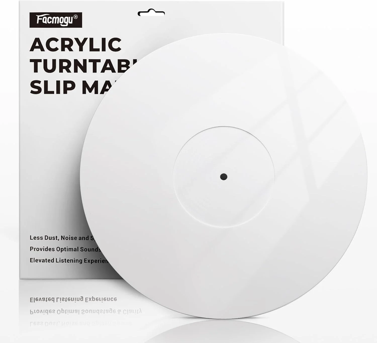 صفحه زیر گرام آکریلیک Facmogu، پد 12 اینچی صفحه گرامافون، ضد الکتریسیته ساکن و ضد لرزش، صفحه زیر گرام صفحه گرامافون LP، کاهش نویز و کیفیت باس بهتر - سفید صفحه زیر گرام آکریلیک Facmogu، پد 12 اینچی صفحه گرامافون، ضد الکتریسیته ساکن و ضد لرزش، صفحه زیر گرام صفحه گرامافون LP، کاهش نویز و کیفیت باس بهتر - سفید