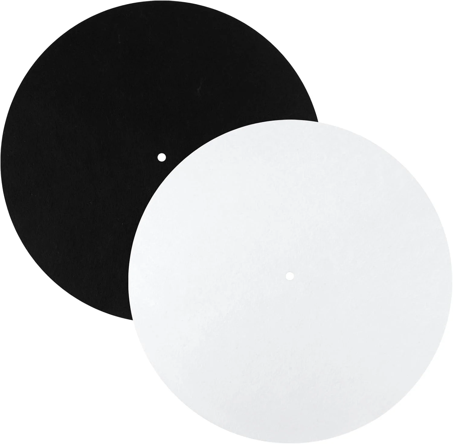 دو عدد پد صفحه گرامافون، زیرانداز نمدی 12 اینچی ضد لغزش و ضد الکتریسیته ساکن برای گرامافون، پد محافظ صفحه گردان پشمی برای بهبود صدا (سیاه، سفید) دو عدد پد صفحه گرامافون، زیرانداز نمدی 12 اینچی ضد لغزش و ضد الکتریسیته ساکن برای گرامافون، پد محافظ صفحه گردان پشمی برای بهبود صدا (سیاه، سفید)