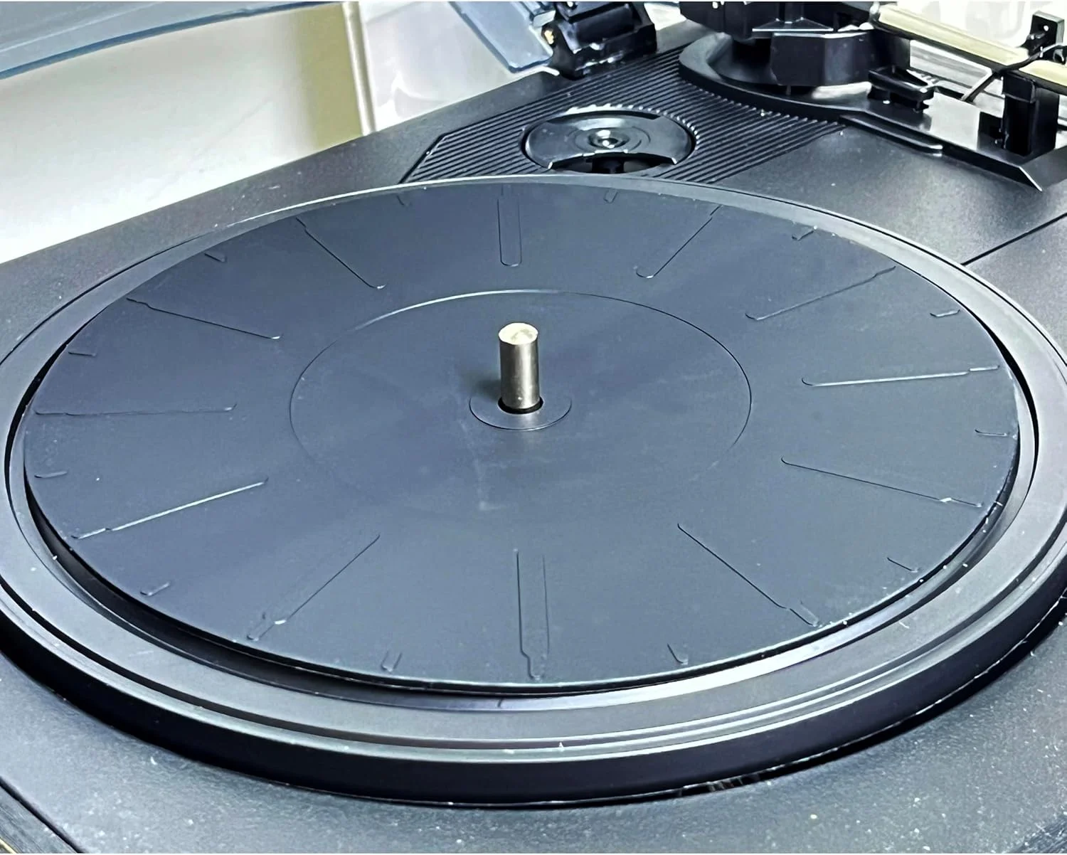 صفحه زیر صفحه گرامافون، پد لغزنده لاستیکی سیلیکونی 7 اینچی، مناسب برای تمام گرامافون های صفحه بزرگ