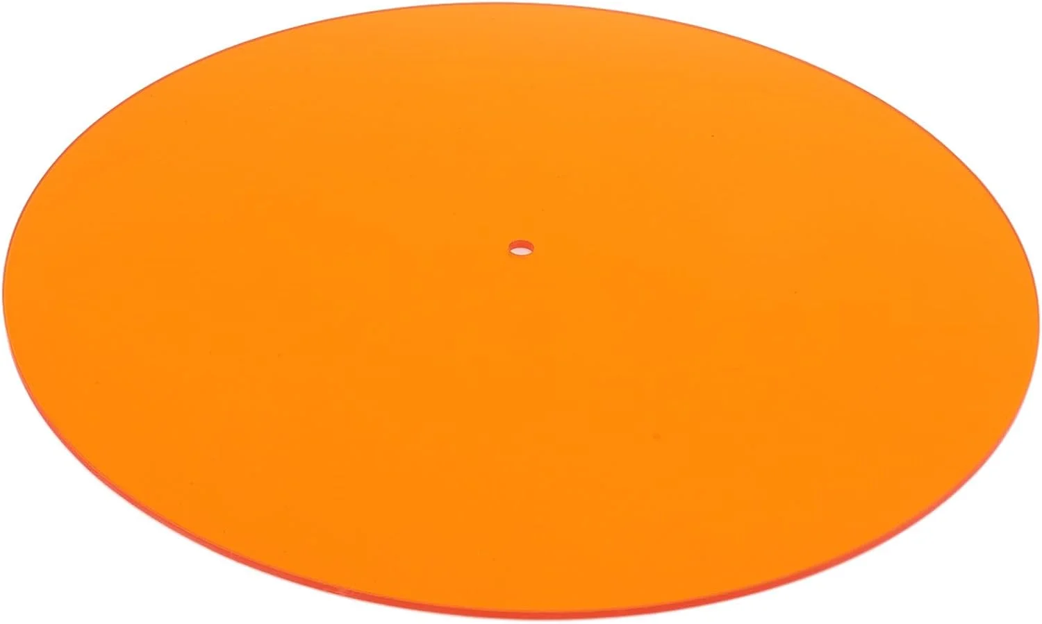 صفحه گرام شفاف آکریلیک Bewinner، بهبود عملکرد سوزن گرامافون برای گرامافون‌های 12 اینچی، مناسب برای علاقه‌مندان به موسیقی (نارنجی شفاف)