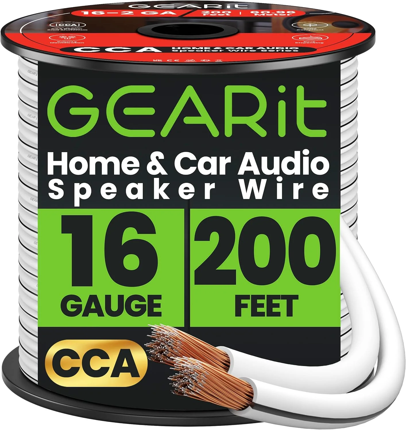 کابل بلندگو GearIT مدل CCA طول 60 متر