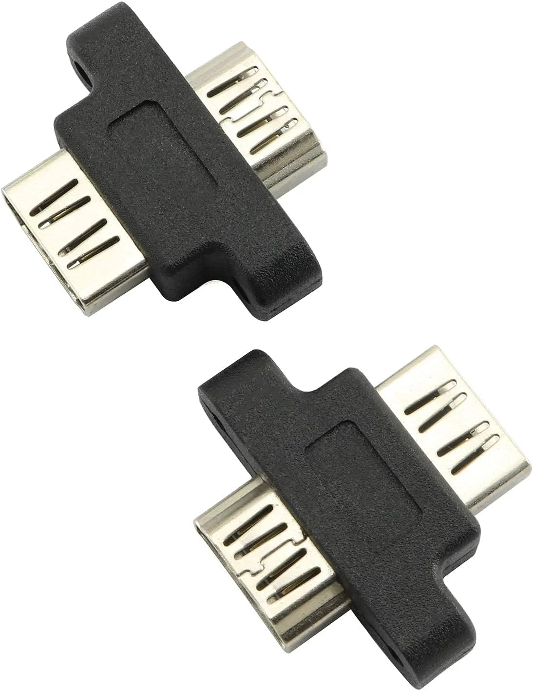 ۲ عدد آداپتور HDMI مادگی به HDMI مادگی با قابلیت نصب پنل و قفل پیچی