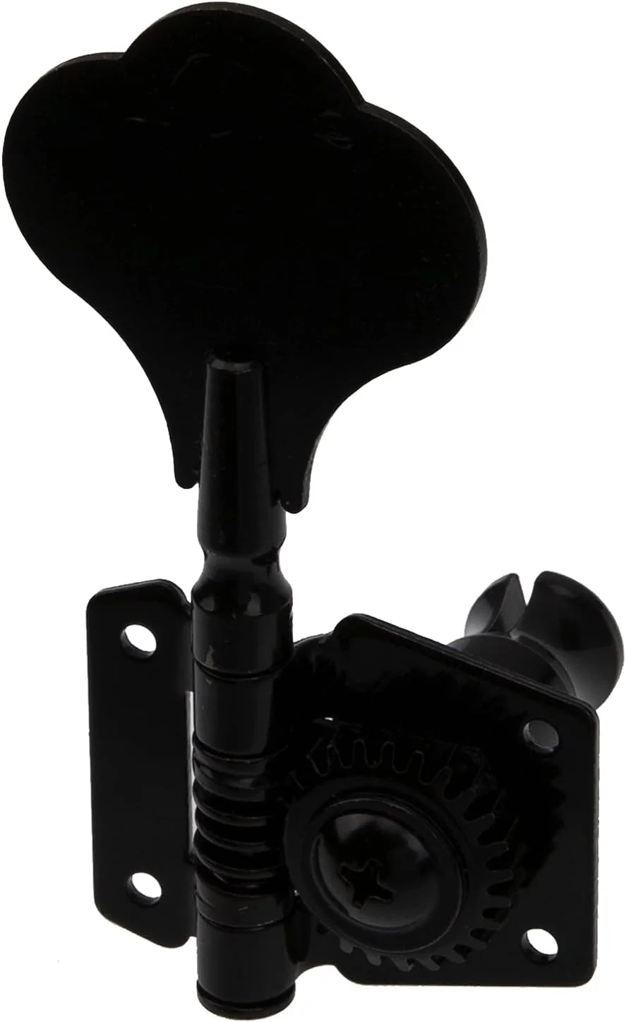 4 عدد گوشی کوک باز برای گیتار باس 4 سیم فندر Precision Jazz (مشکی) - 2 عدد چپ، 2 عدد راست