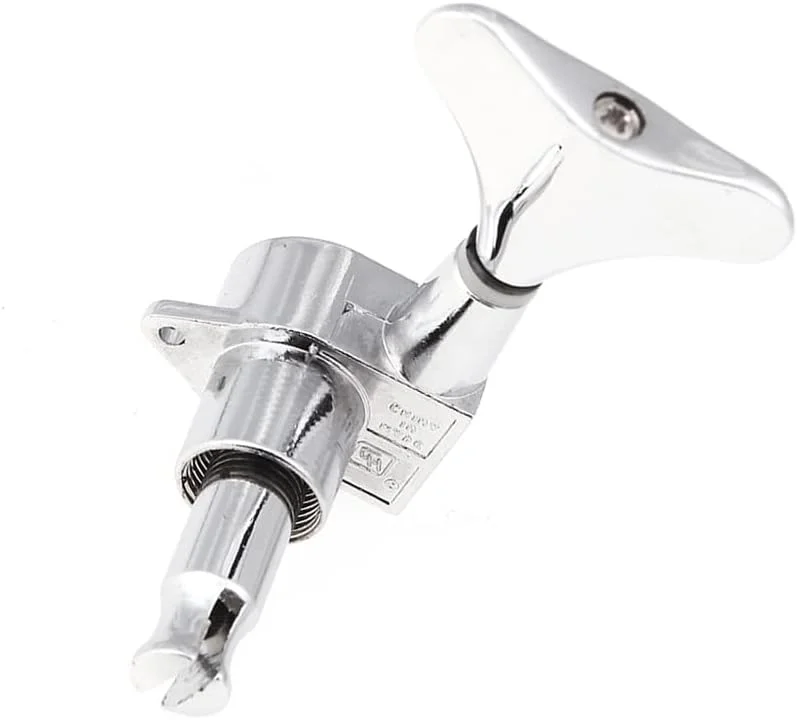 کوک گیتار باس، 4 عدد کوک کرومی مهر و موم شده برای گیتار باس 2 چپ + 2 راست کوک گیتار باس، 4 عدد کوک کرومی مهر و موم شده برای گیتار باس 2 چپ + 2 راست