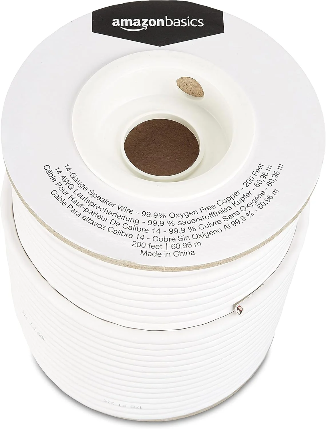 سیم کابل بلندگوی صوتی آمازون بیسیکس گیج 14 - مس 99.9% بدون اکسیژن، 60 متر سیم کابل بلندگوی صوتی آمازون بیسیکس گیج 14 - مس 99.9% بدون اکسیژن، 60 متر