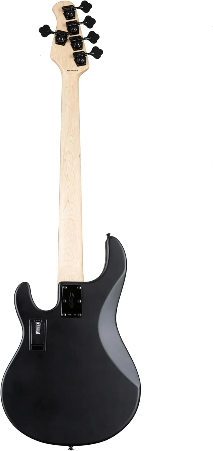 گیتار باس الکتریک استرلینگ بای میوزیک من استینگ ری 5HH SBK J1، مشکی مات