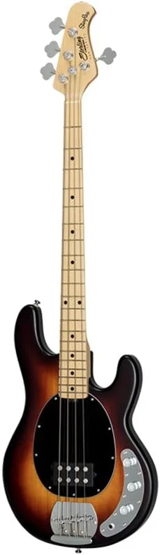 گیتار باس استرلینگ بای میوزیک من استینگ ری Ray4 - Vintage Sunburst Satin