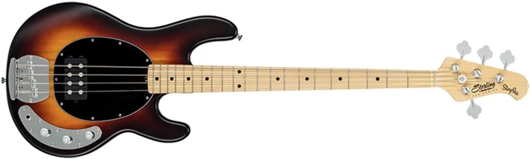 گیتار باس استرلینگ بای میوزیک من استینگ ری Ray4 - Vintage Sunburst Satin